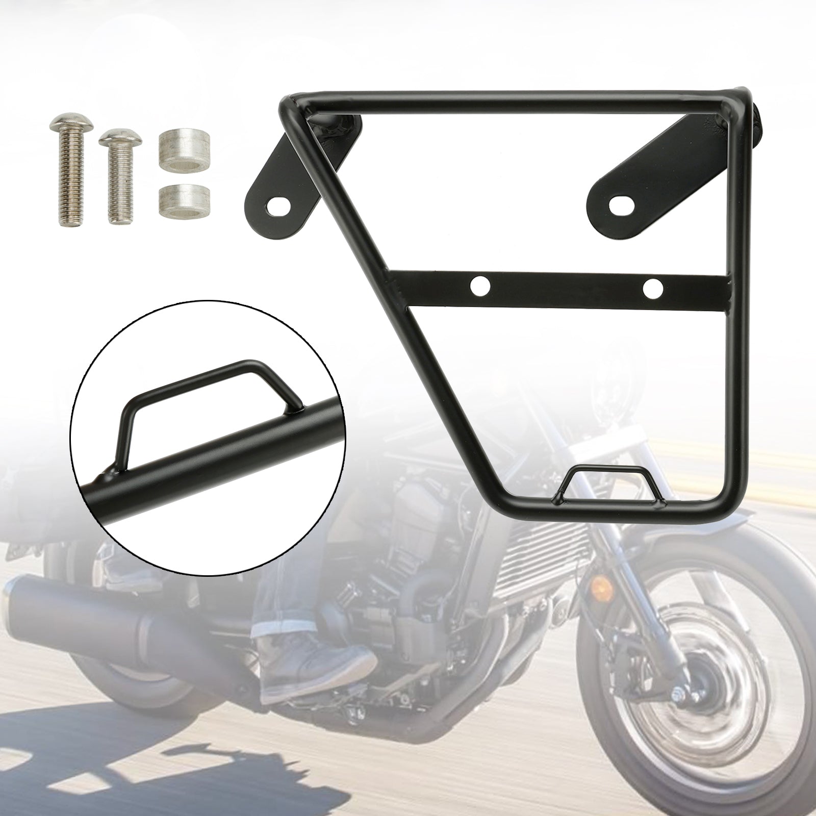 Honda Cmx Rebel 1100 2021-2023 Support de fixation de sacoche latérale noir