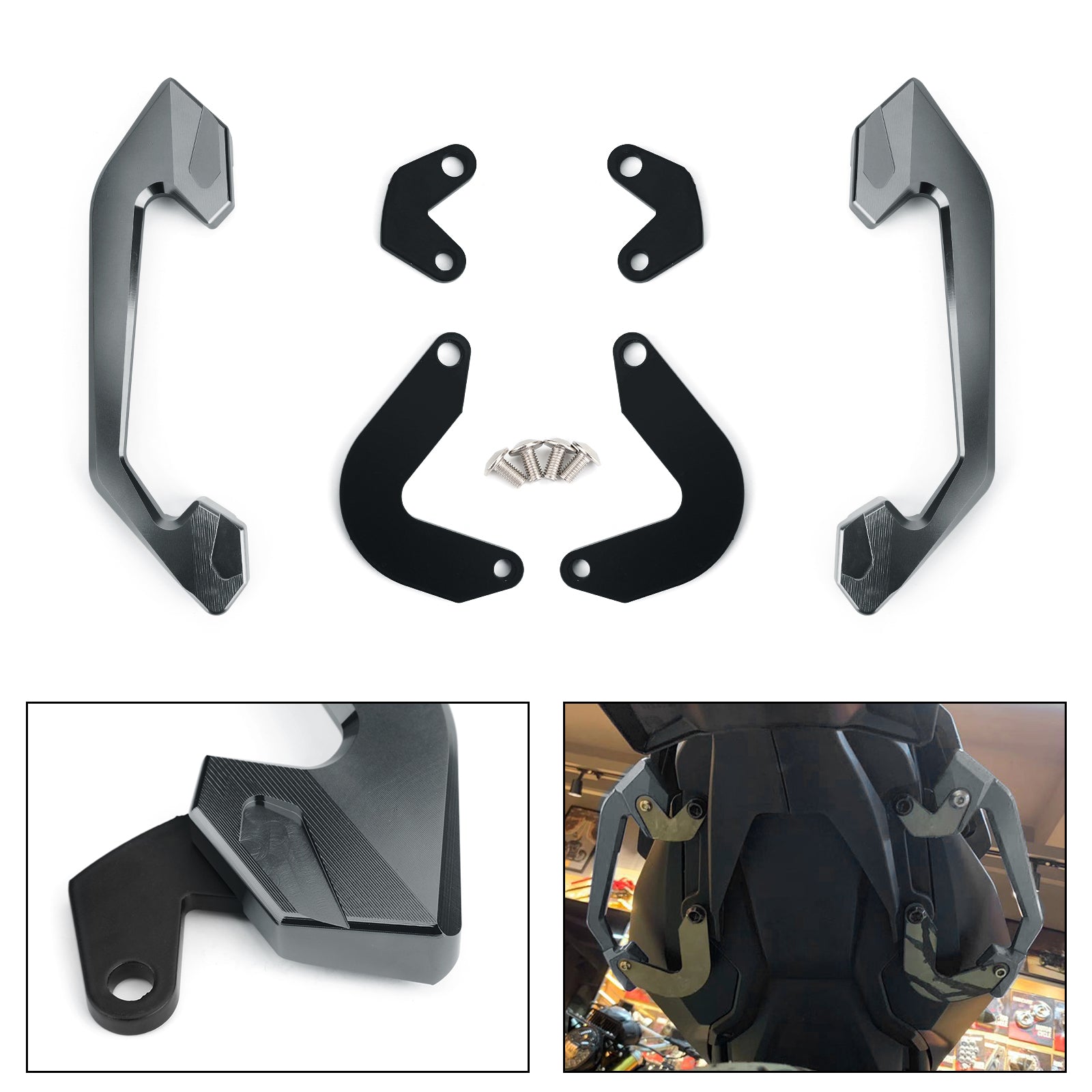 Support de main d'accoudoir de passager arrière de moto pour Honda CB650R 2019-2020 générique