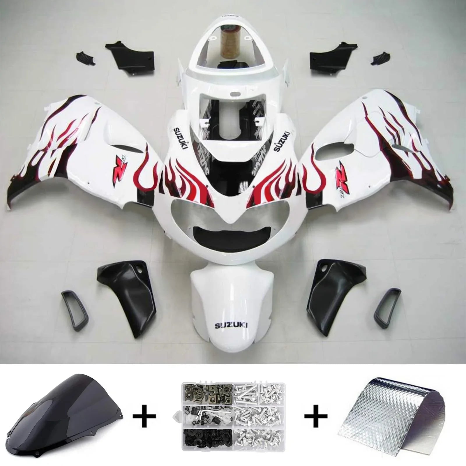 Amotopart Suzuki TL1000R 1998-2003 Kit Carenado Plastico ABS Carroceria