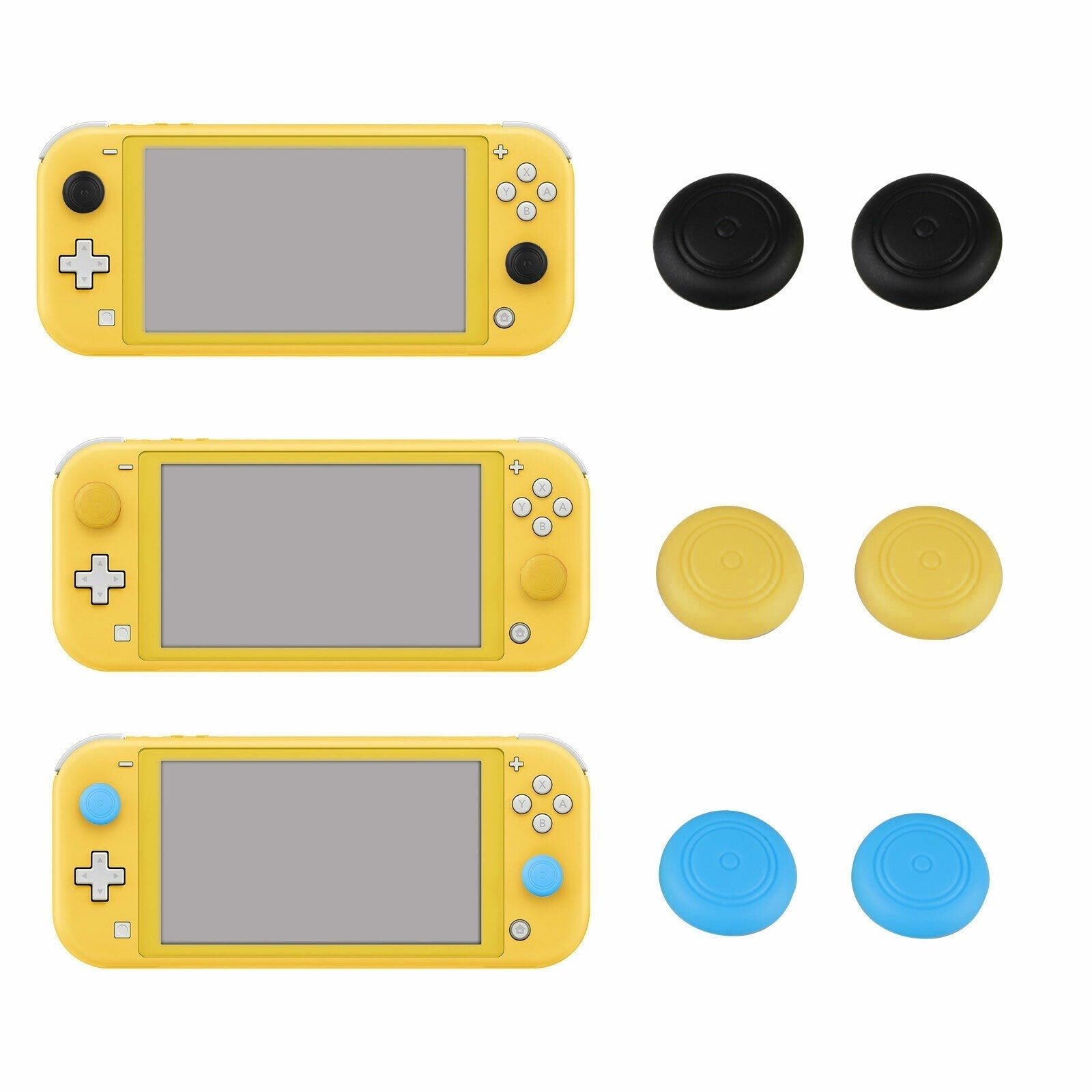 Barra de sensor analógico 3D 19 en 1 + kit de reparación de ajuste de herramienta para joystick Switch Lite