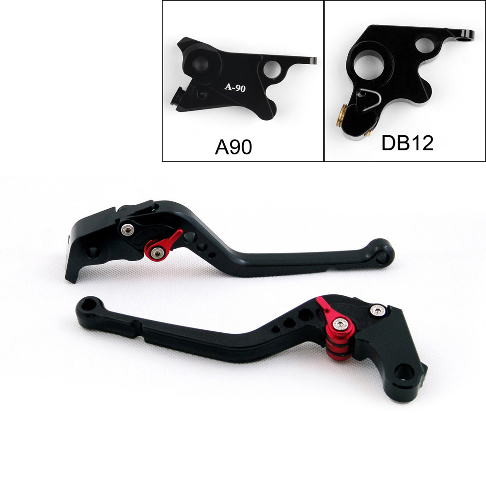 Palancas de embrague de freno largo para KTM 690 Duke/SMC/SMCR 2014-2016 negro genérico 