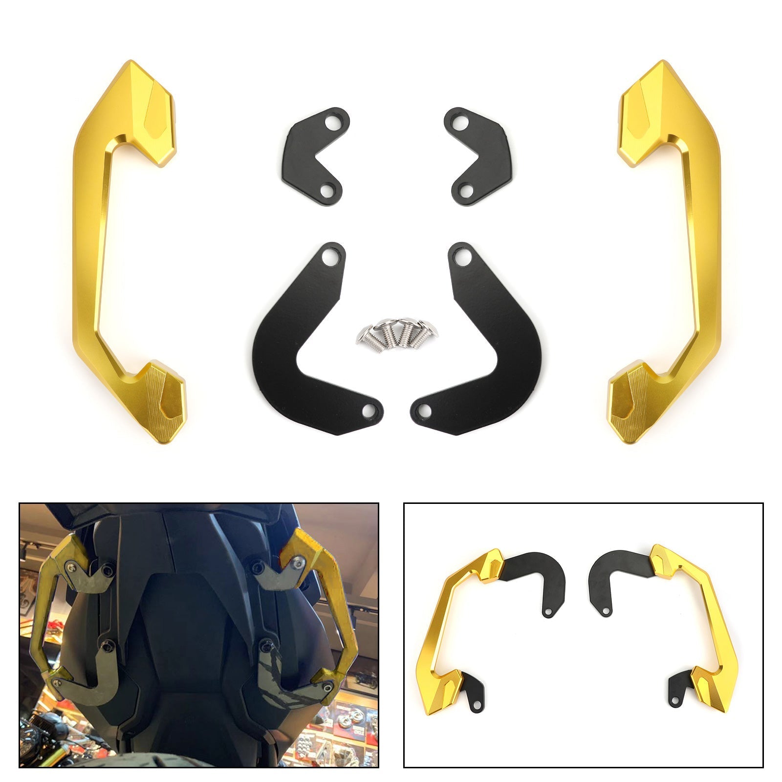 Support de main d'accoudoir de passager arrière de moto pour Honda CB650R 2019-2020 générique