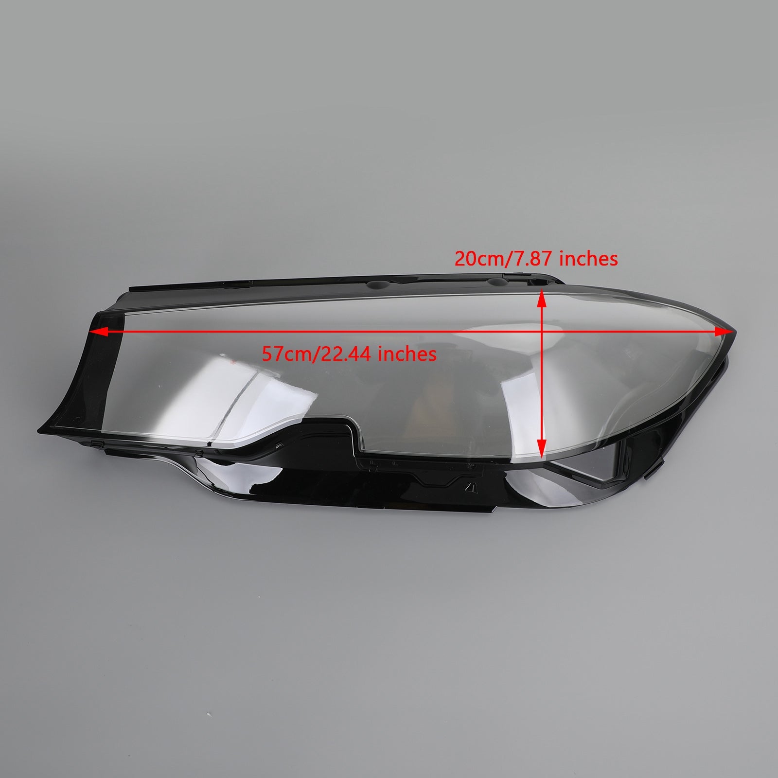 2019-2021 BMW Série 3 G20 G21 Coque de protection en plastique pour lentille de phare gauche + droite générique