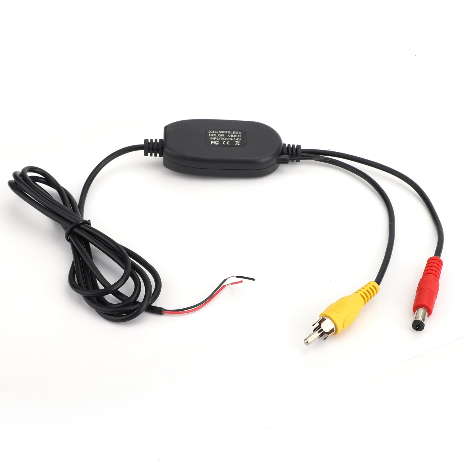 HD Wireless Video Transmitter and Receiver + 8LED HD Backup Camera Car Rear Front Side View 2.4GHz