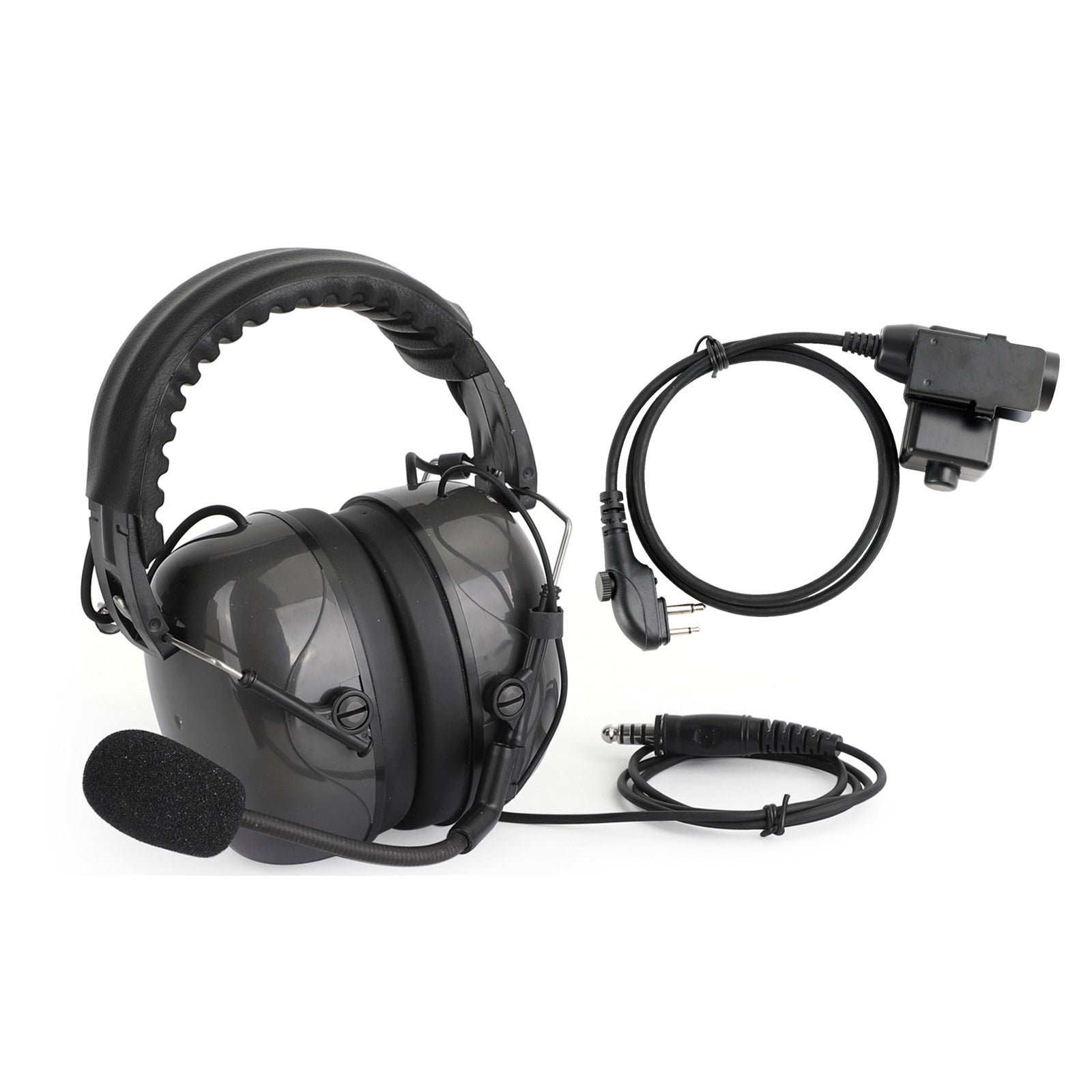 C5 Verstelbare Noise Cancelling Headset 6 Pin U94 PTT voor HYT TD500 TD510 TD520
