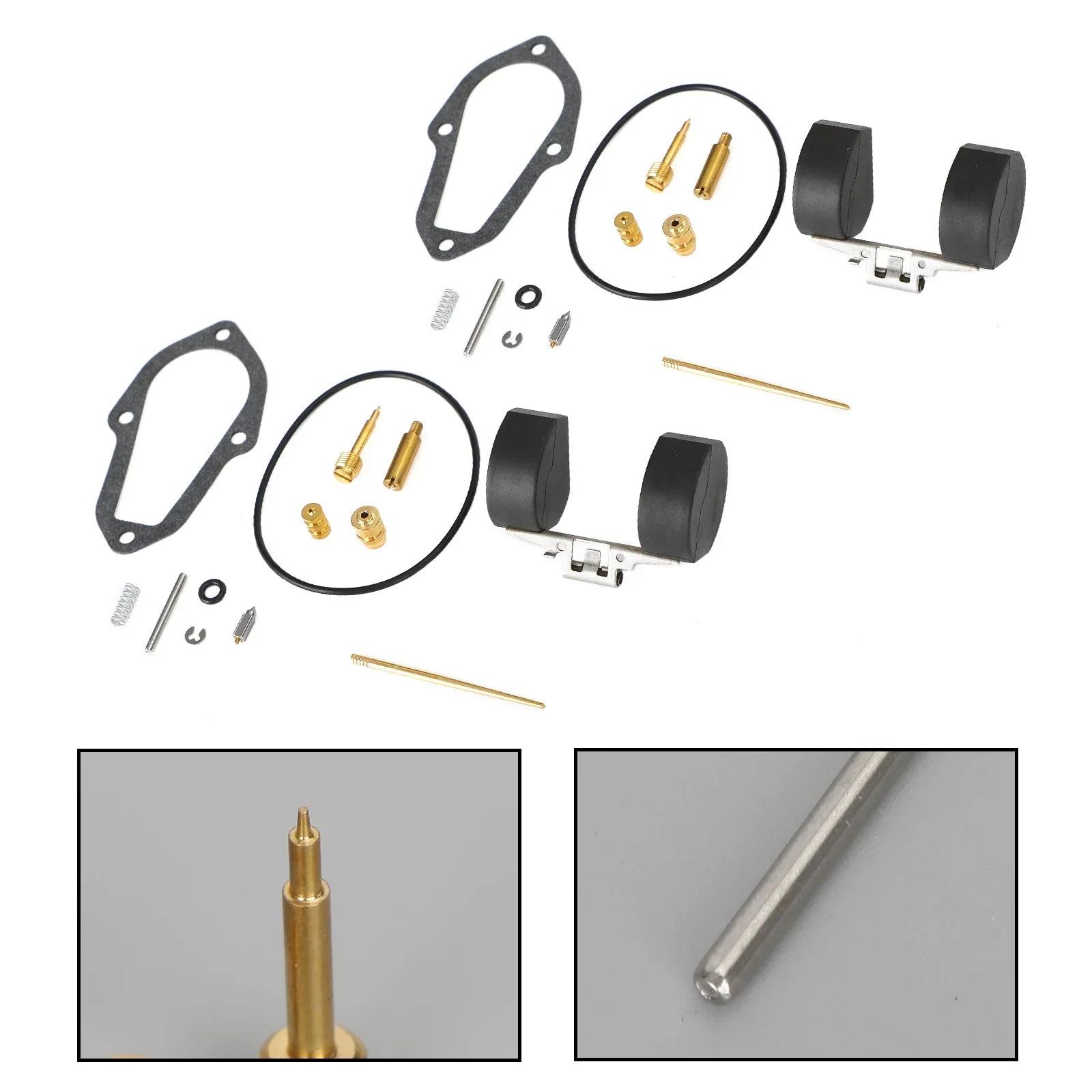 Kit de reparación de carburador 2X para Honda XL250 Motosport 250 1972-1975 Genérico