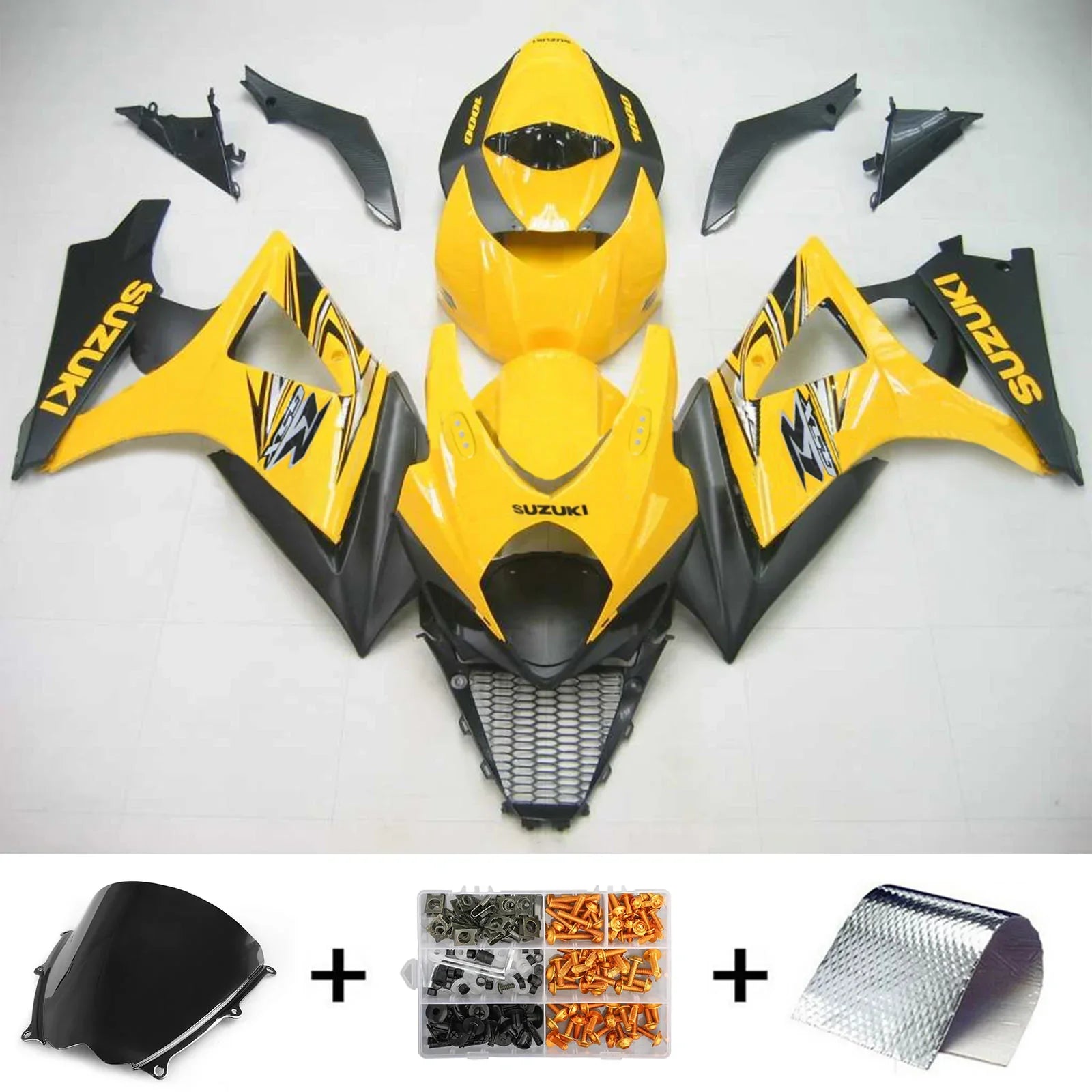 Kit de carénage Amotopart Suzuki GSXR1000 2007-2008