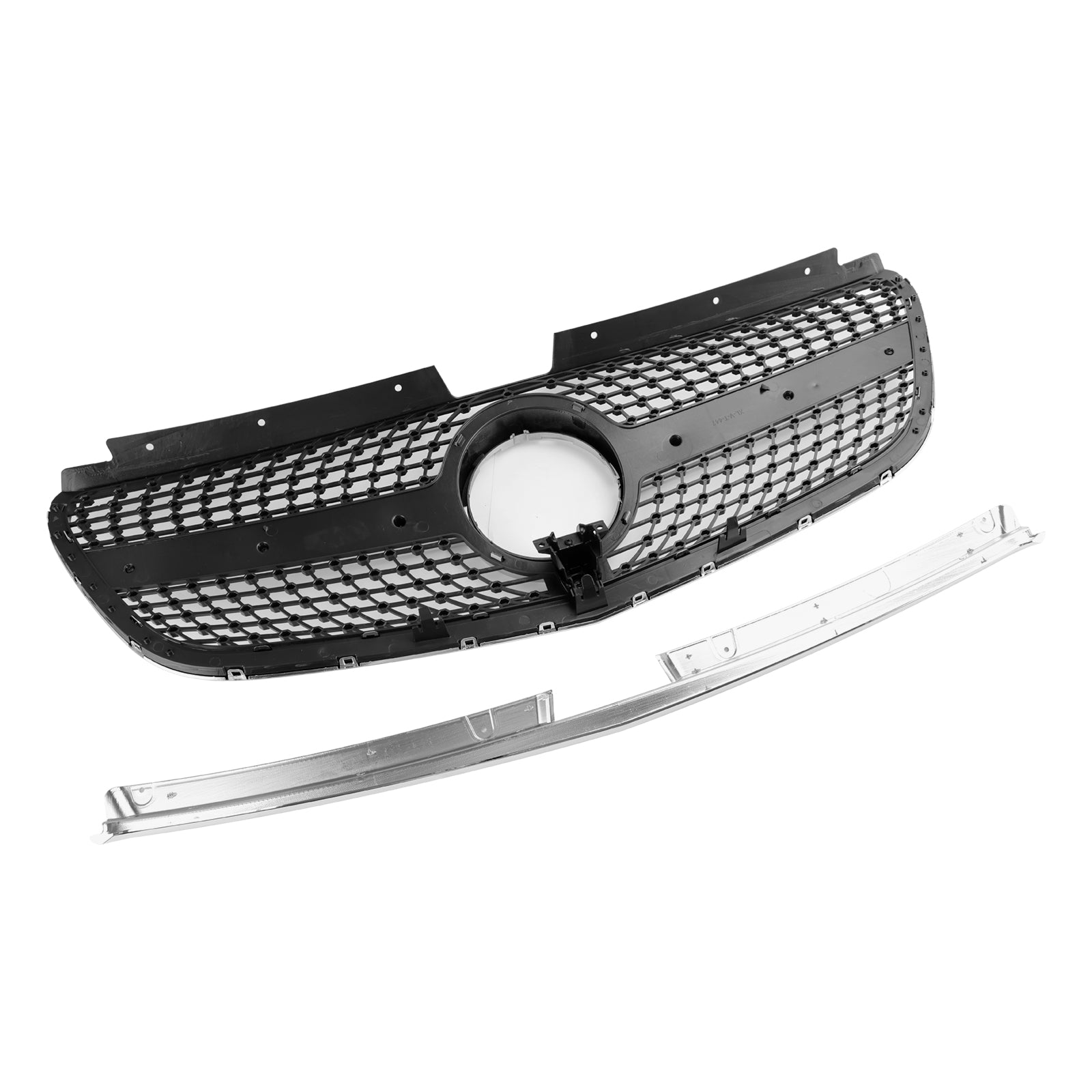 Grille de pare-chocs avant en diamant pour Mercedes Vito W447 2015-2019 GT Stlye