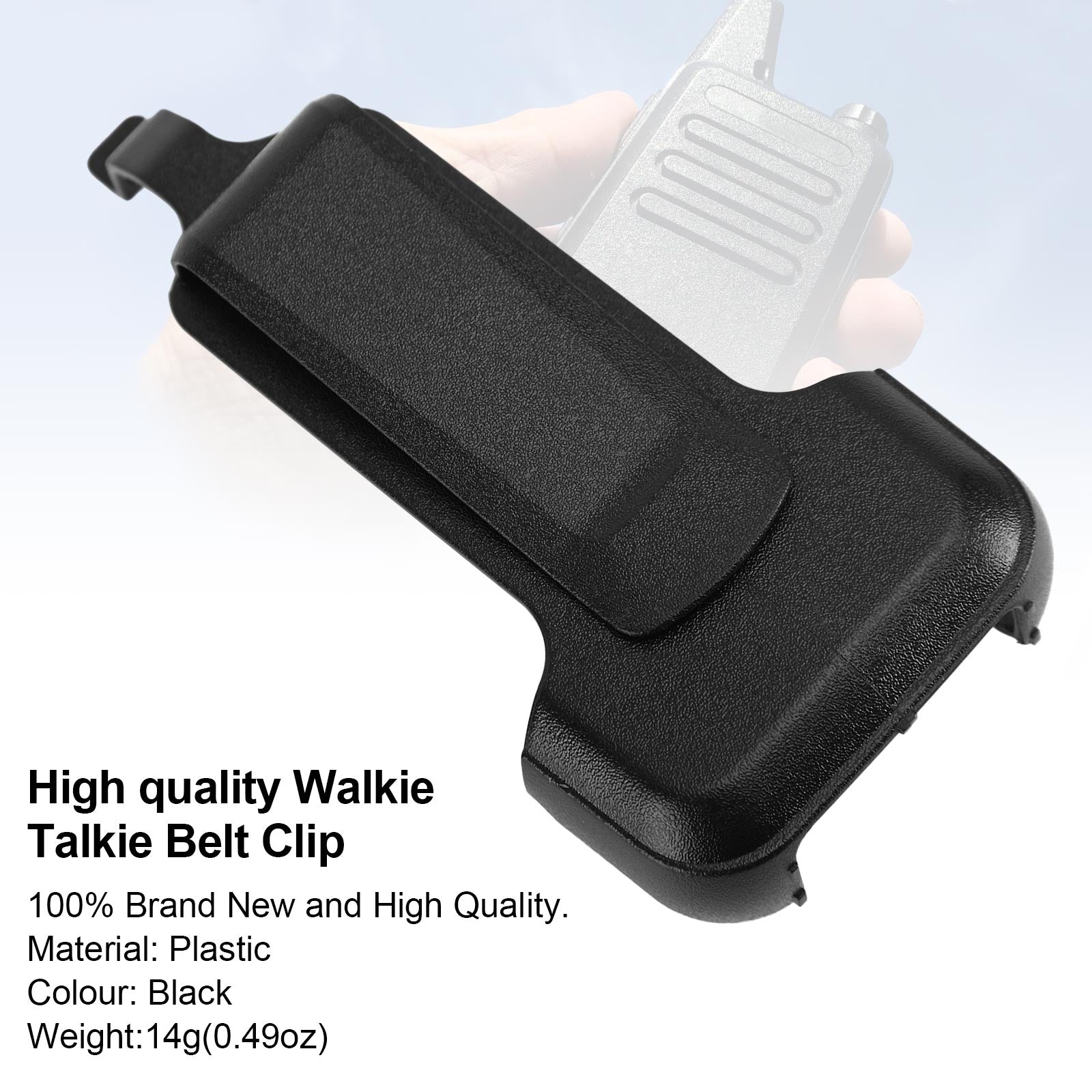 1x/5x Zs-B1 Clip da cintura con clip da tasca posteriore Adatto per Kd C1/C2 Rt22 Rt622 Walkie Talkie