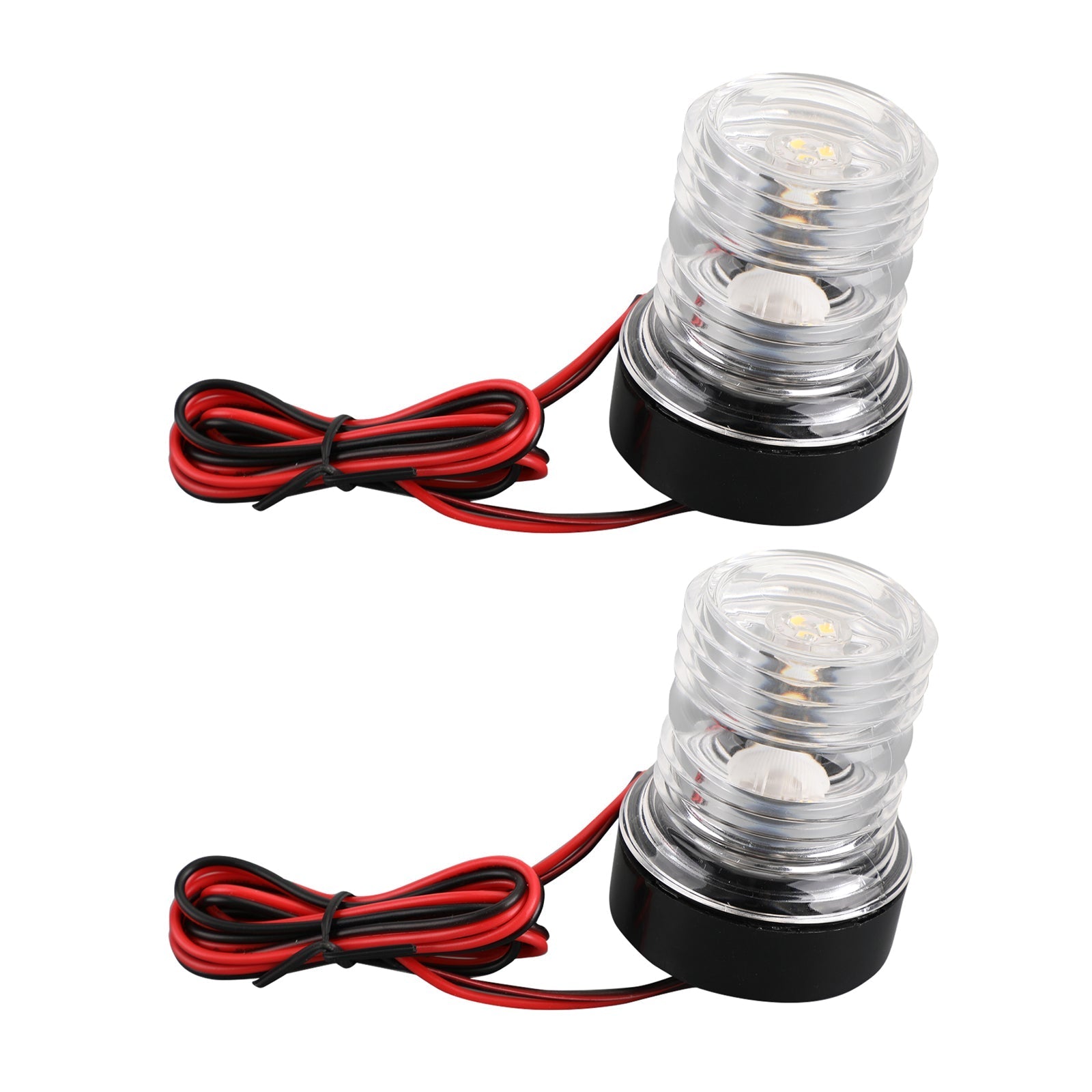 Lampe ronde de navire d'ancre de lumière de signal de navigation de 2 12V LED pour le yacht marin de bateau