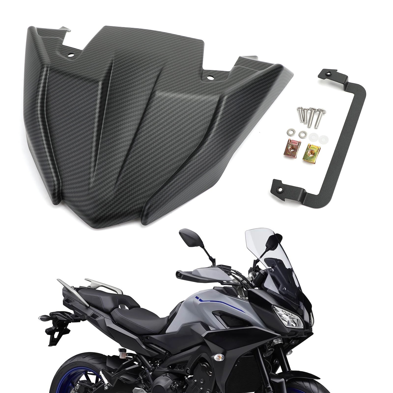 Extensión de pico de guardabarros delantero ABS para motocicleta Yamaha MT09 Tracer/GT 2018-2020 genérico