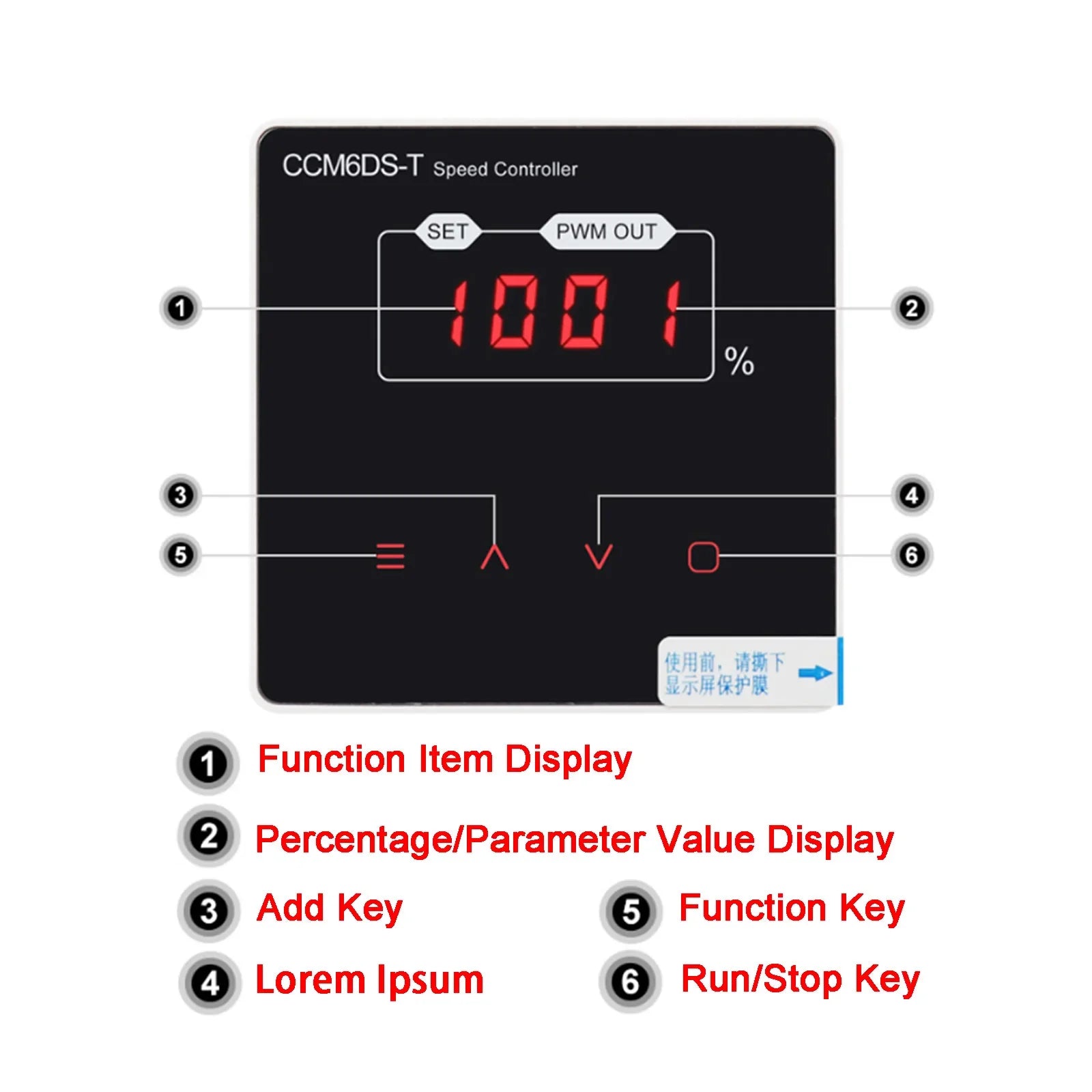 12V 24V 48V 30A PWM Controlador de velocidad del motor Atenuador Arranque/parada suave DC 12-80V