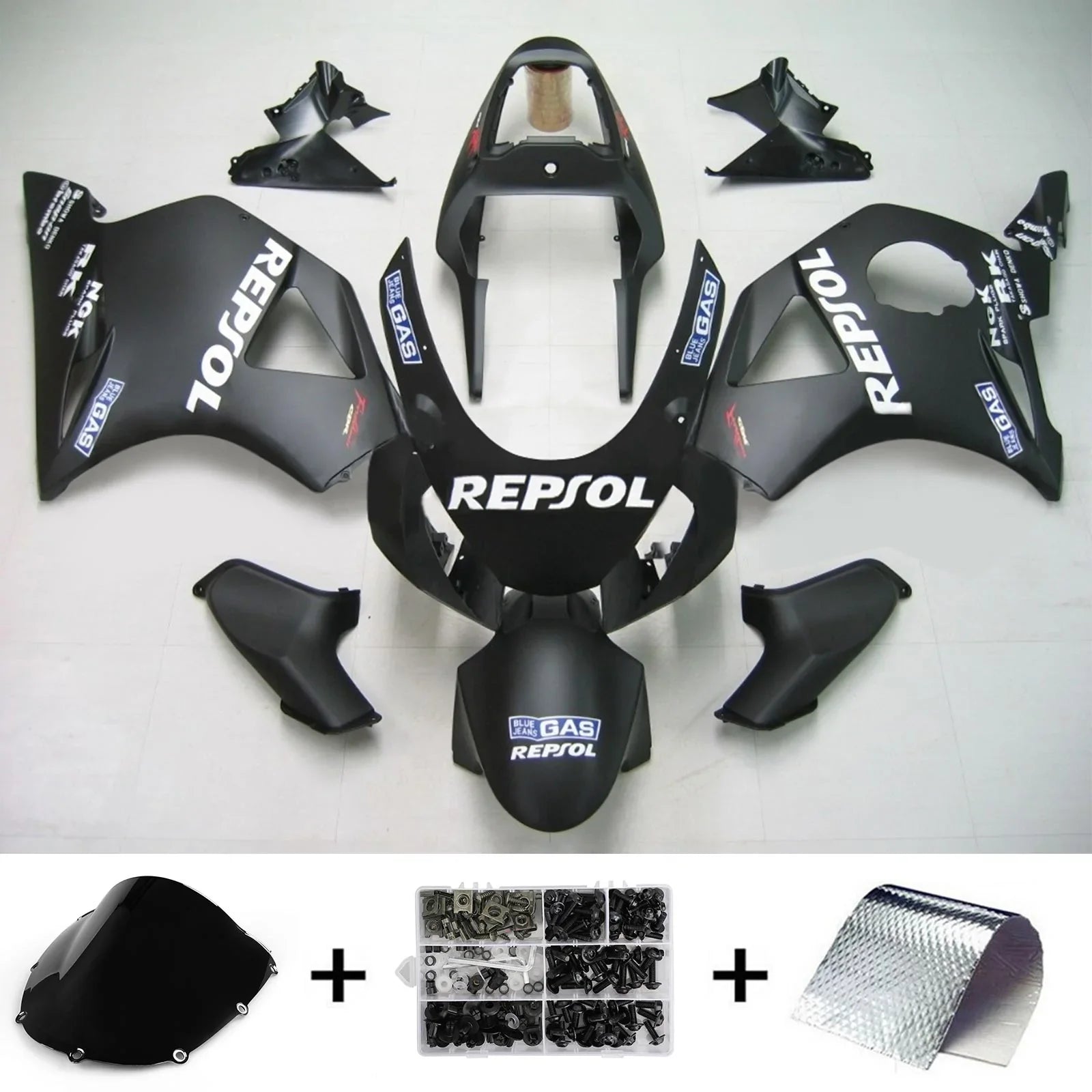 Kit de carénage Amotopart Honda CBR954 2002-2003