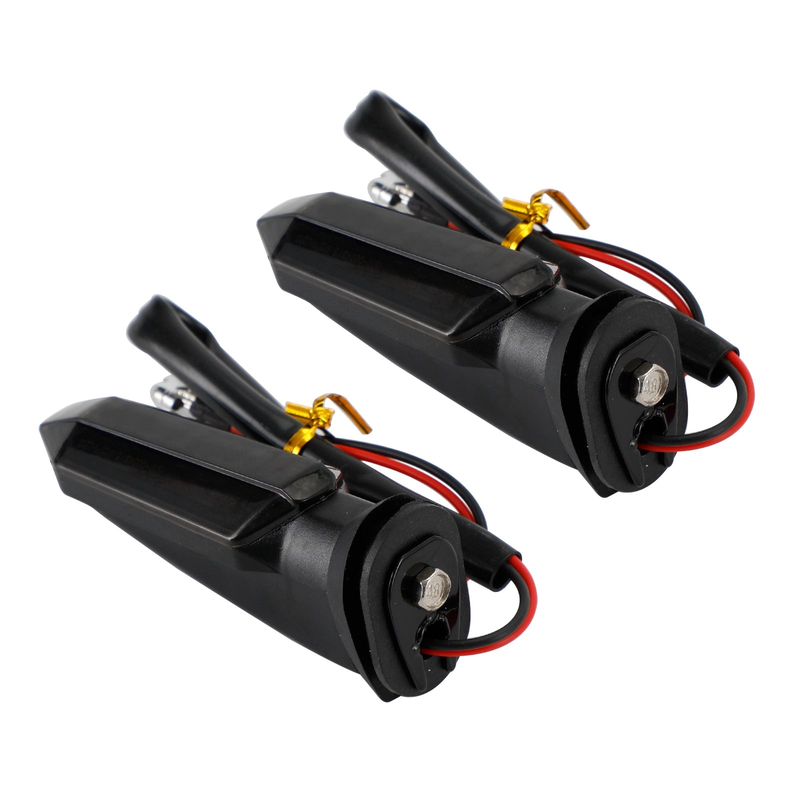 Clignotants LED Pour Moto CB500X, CB500F, CBR600RR, NC700, Etc. - 2 Paires, Transparents, 12V - 8