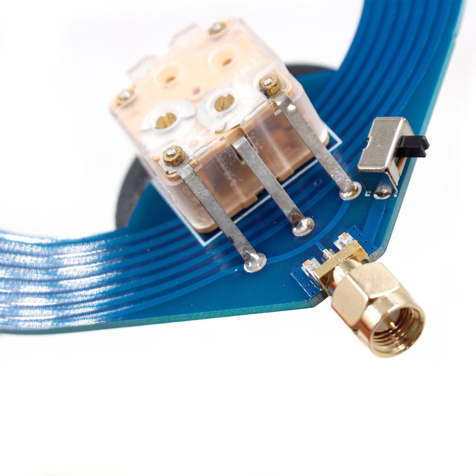 Antenna mini loop SW Blue Donut per antenna a onde corte HF DSP DSP2 Malahiteam