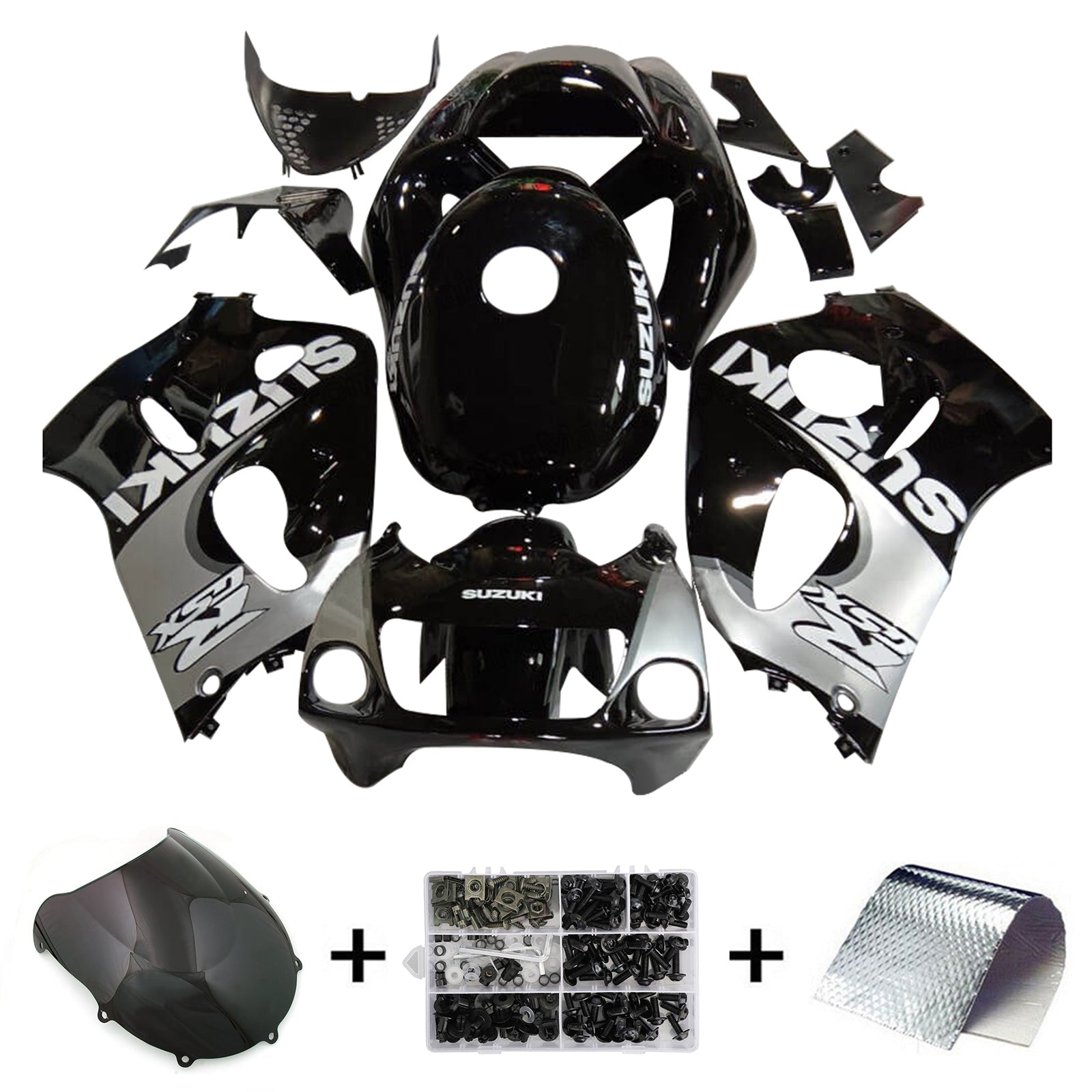 Amotopart Suzuki GSXR600 1996-2000 GSXR750 1996-1999 Kit carena carrozzeria