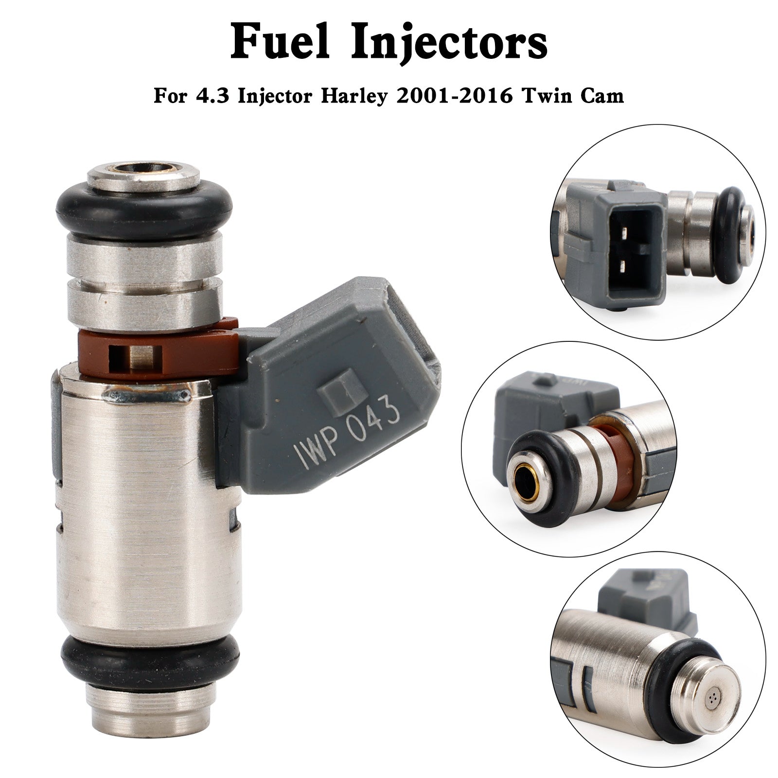 Inyector de combustible 27609-01B para 4.3 Harley 2001-2016 Inyector Twin Cam