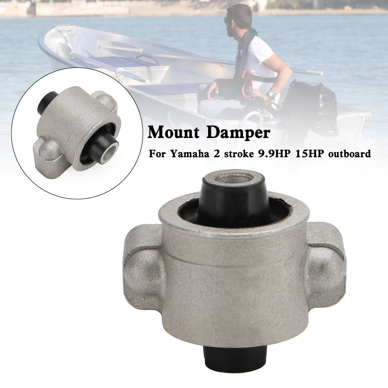 682-44514-01-94 Amortisseur de montage latéral supérieur pour hors-bord YAMAHA 2 temps 9.9HP 15HP
