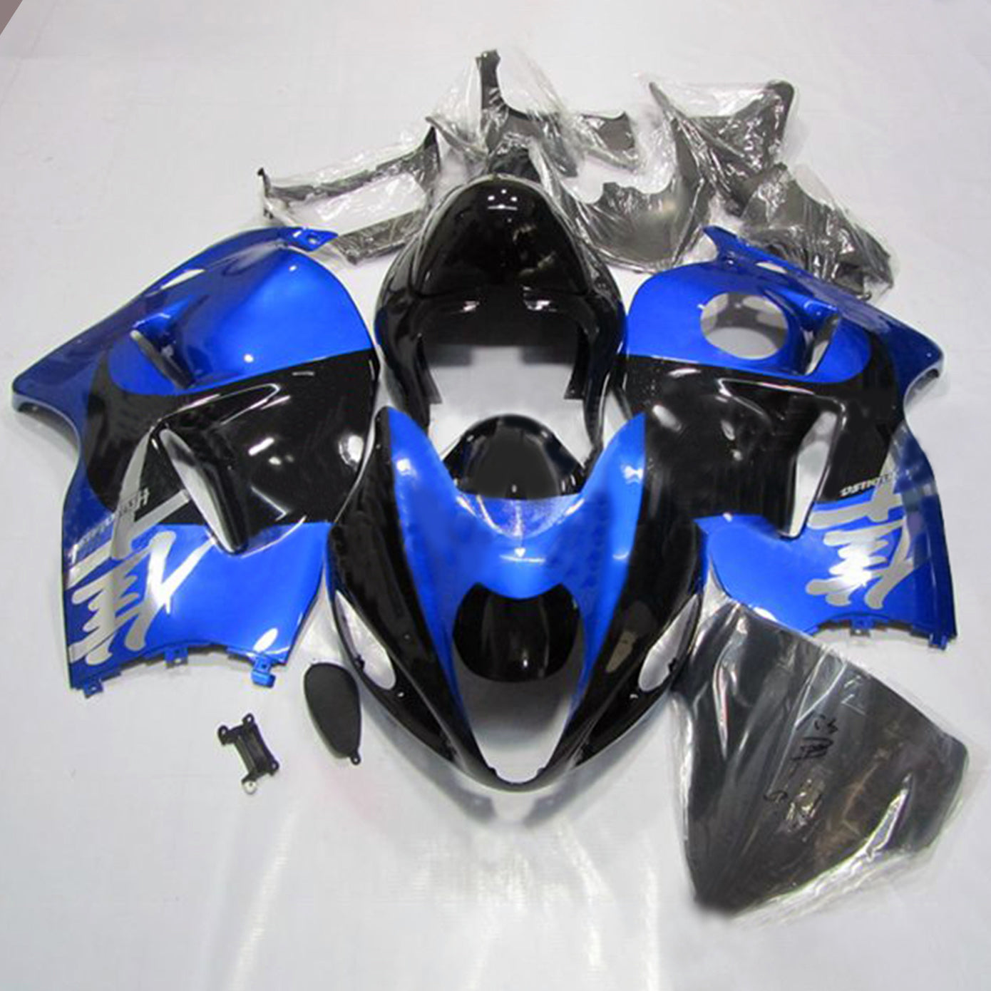 Amotopart Suzuki Hayabusa GSX1300R 1999-2007 Kit de carenado de carrocería de plástico ABS