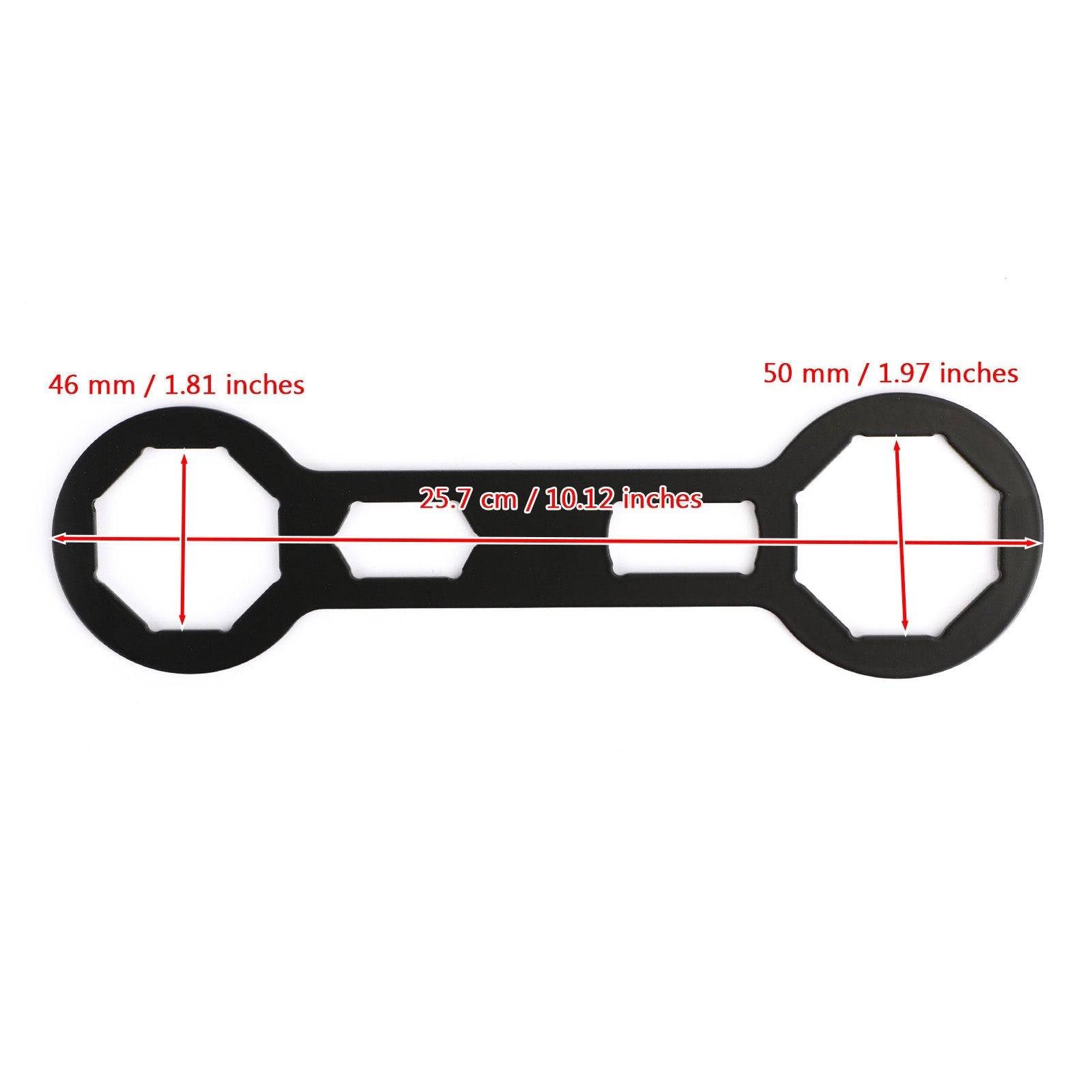 Llave de boca 46mm Cámara 50mm para Honda CRF250 R/X CRF450 R/X Suzuki RM125 Genérico