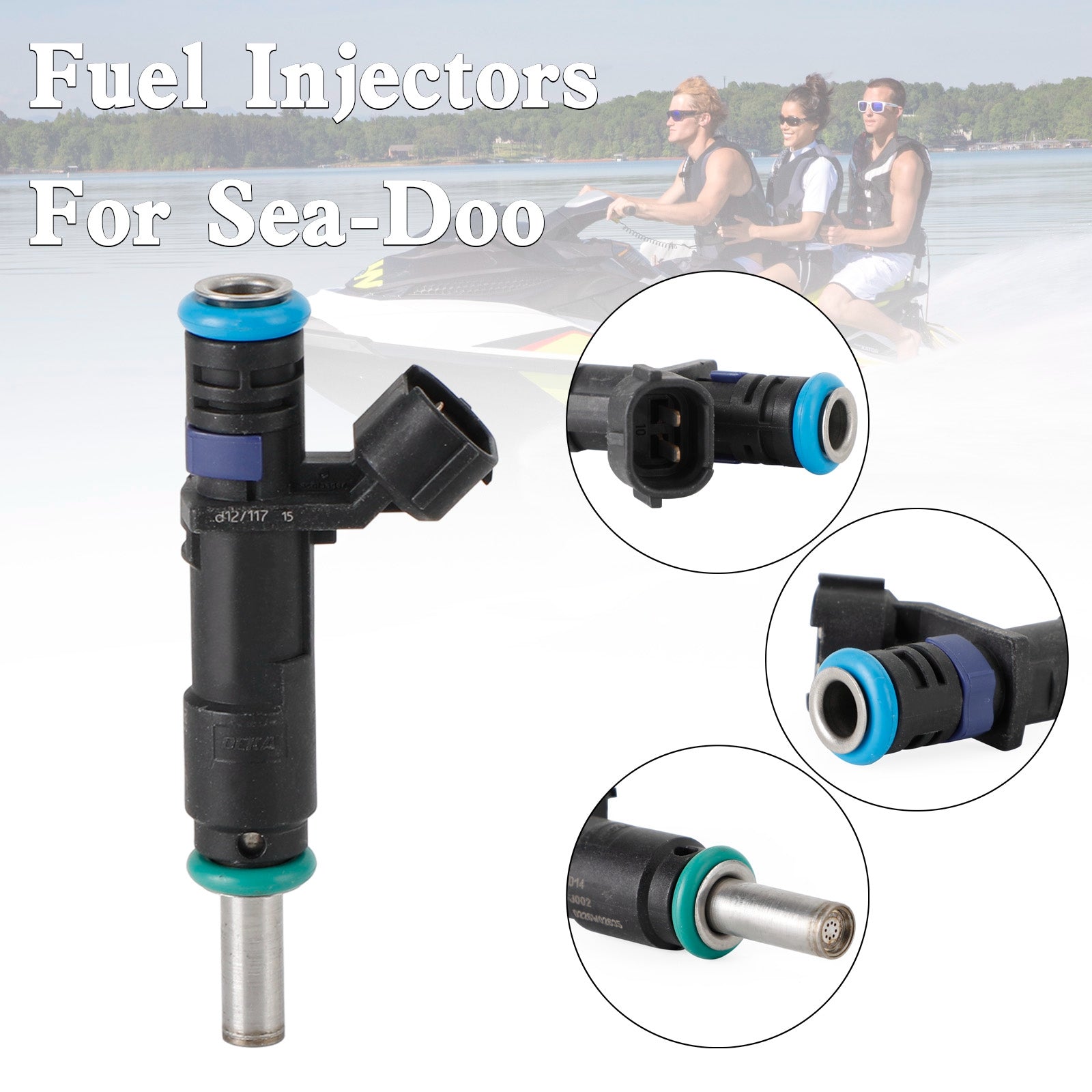2011-2015 SEADOO GTI 130/SE 130 GTS 130 420874836 Injektorji goriva 420874848