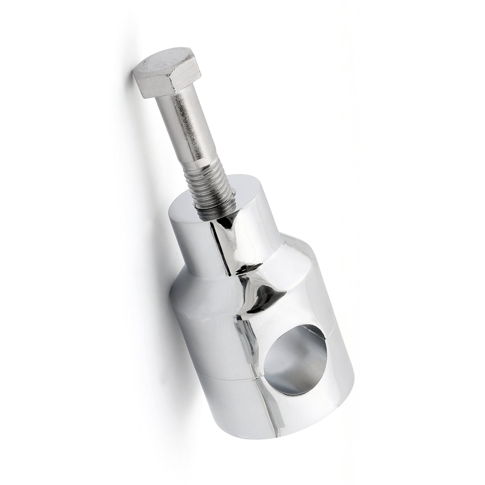 Rehausseur De Guidon Universel Pour Moto - Alliage D'Aluminium Noir - Rehaussement 30 Mm - Diamètre 22 Mm (7/8") - 7