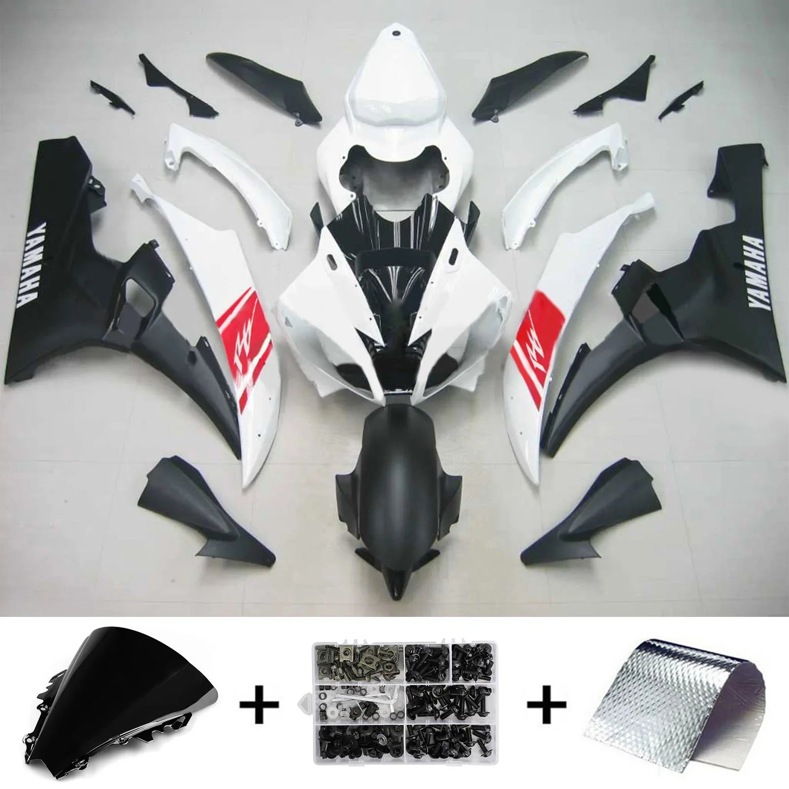 Kit de carénage Amotopart pour Yamaha YZF 600 R6 2006-2007 générique