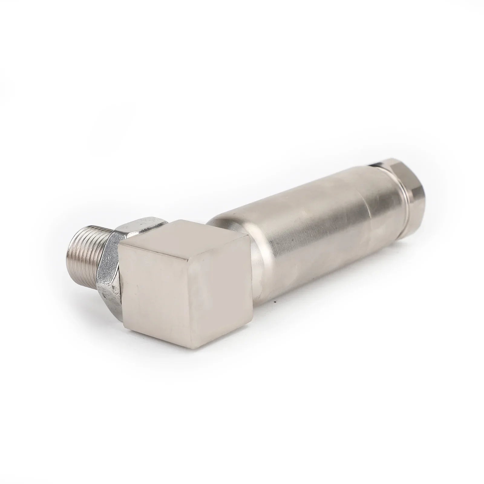 Extension De Capteur O2 (sonde Lambda) Coudée 90° - Filetage M18x1.5, Acier Galvanisé, Protection Contre Chocs