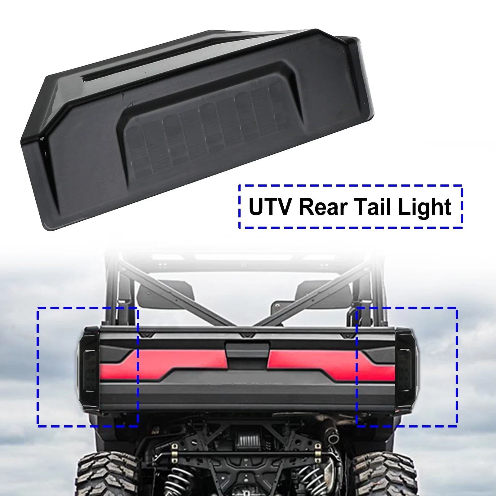 2412774 UTV zadnja luč za Polaris Ranger Crew 570 xp 900 General 2013-2020 Generic