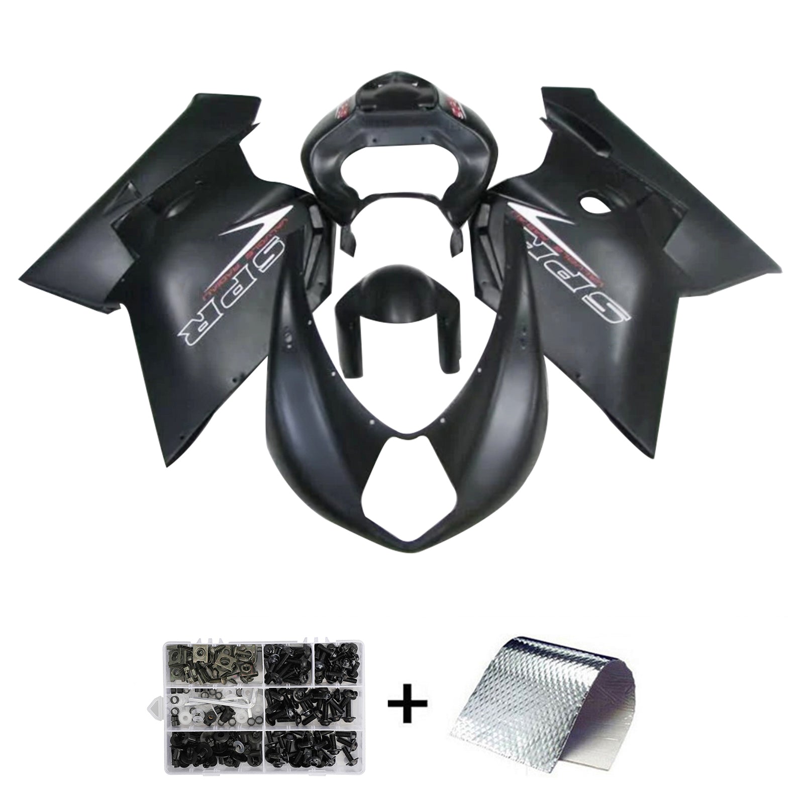 Amotopart MV Agusta F4 1000 2005-2006 Kit carena carrozzeria in plastica ABS