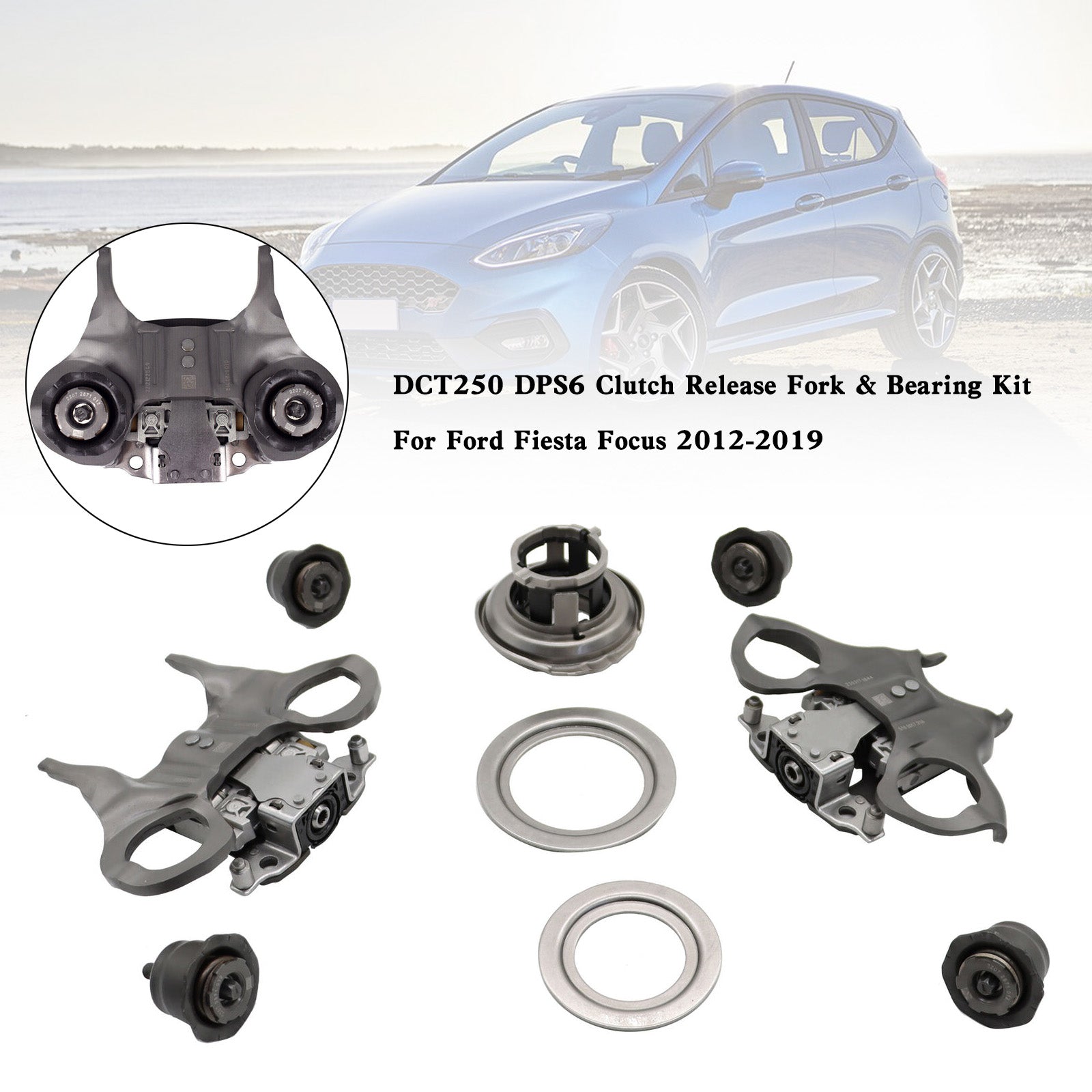 Ford Fusion 2010-2011 6DCT250 DPS6 Vilice in sklopke z ae8Z7515D CA6Z7515H CA6Z7A508B AE8Z7515C