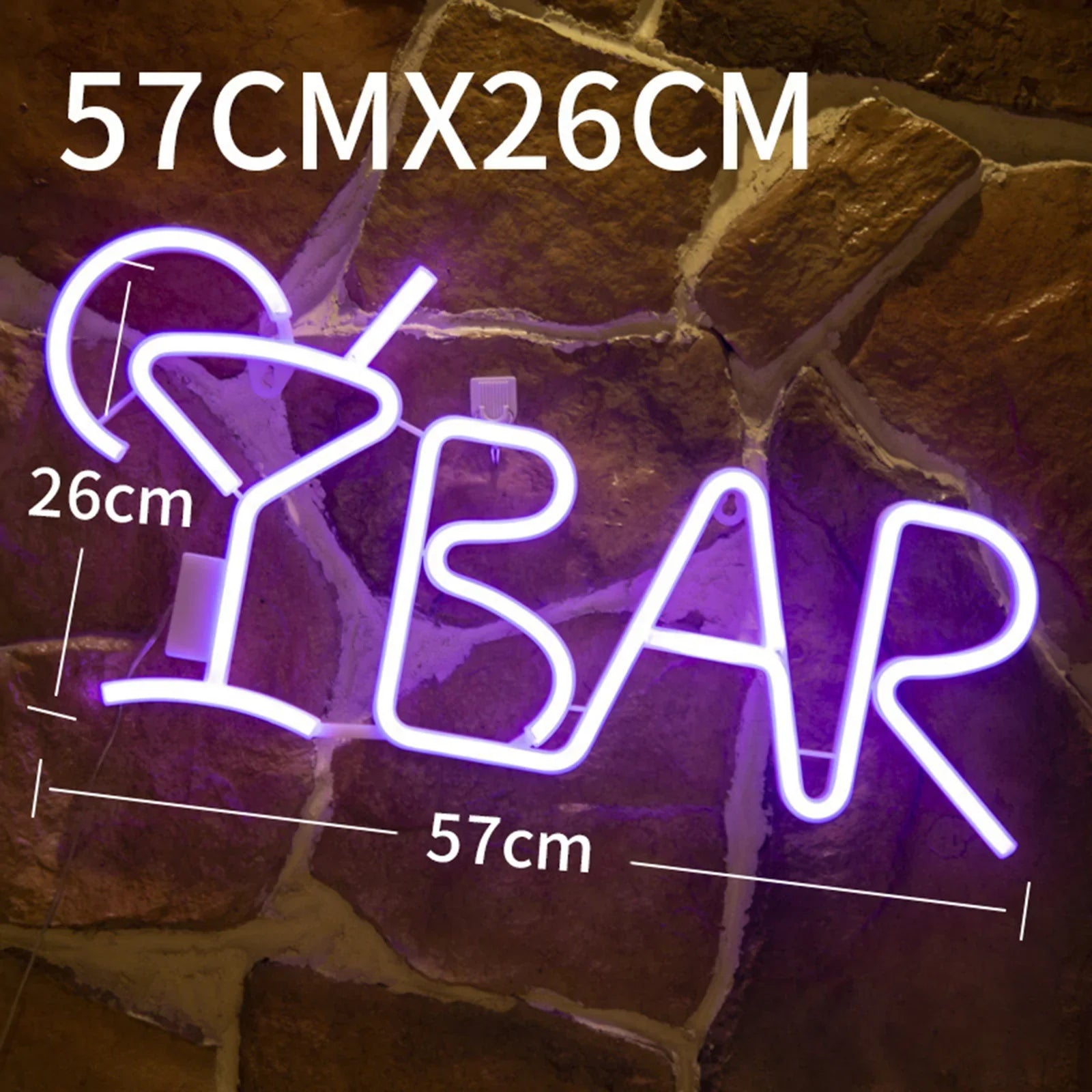 BAR Neon Sign Light LED Juice Letter Lampada al neon Tube Party Night Light Lamp Fedex Express