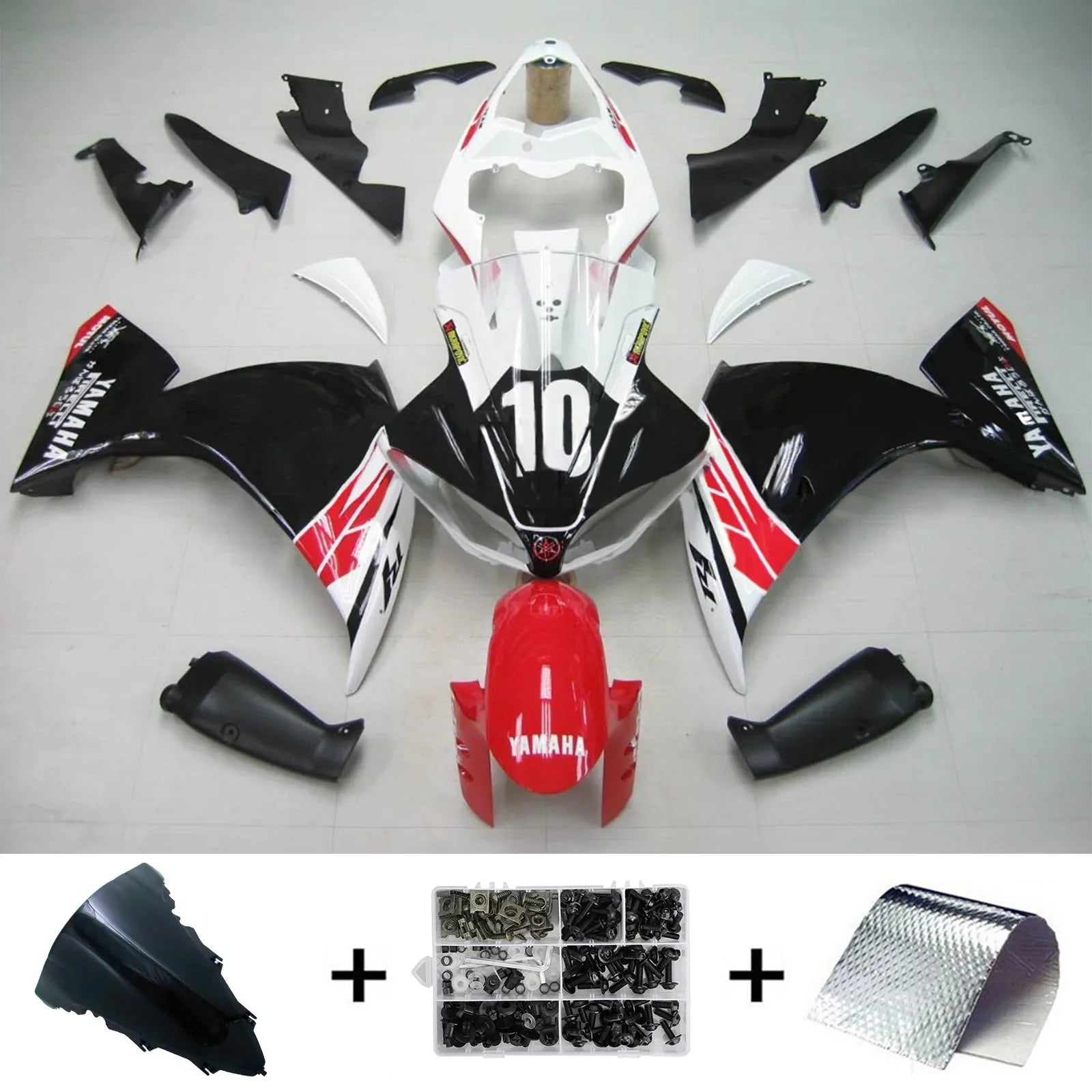 Kit de carénage Amotopart pour Yamaha YZF 1000 R1 2009-2011 générique