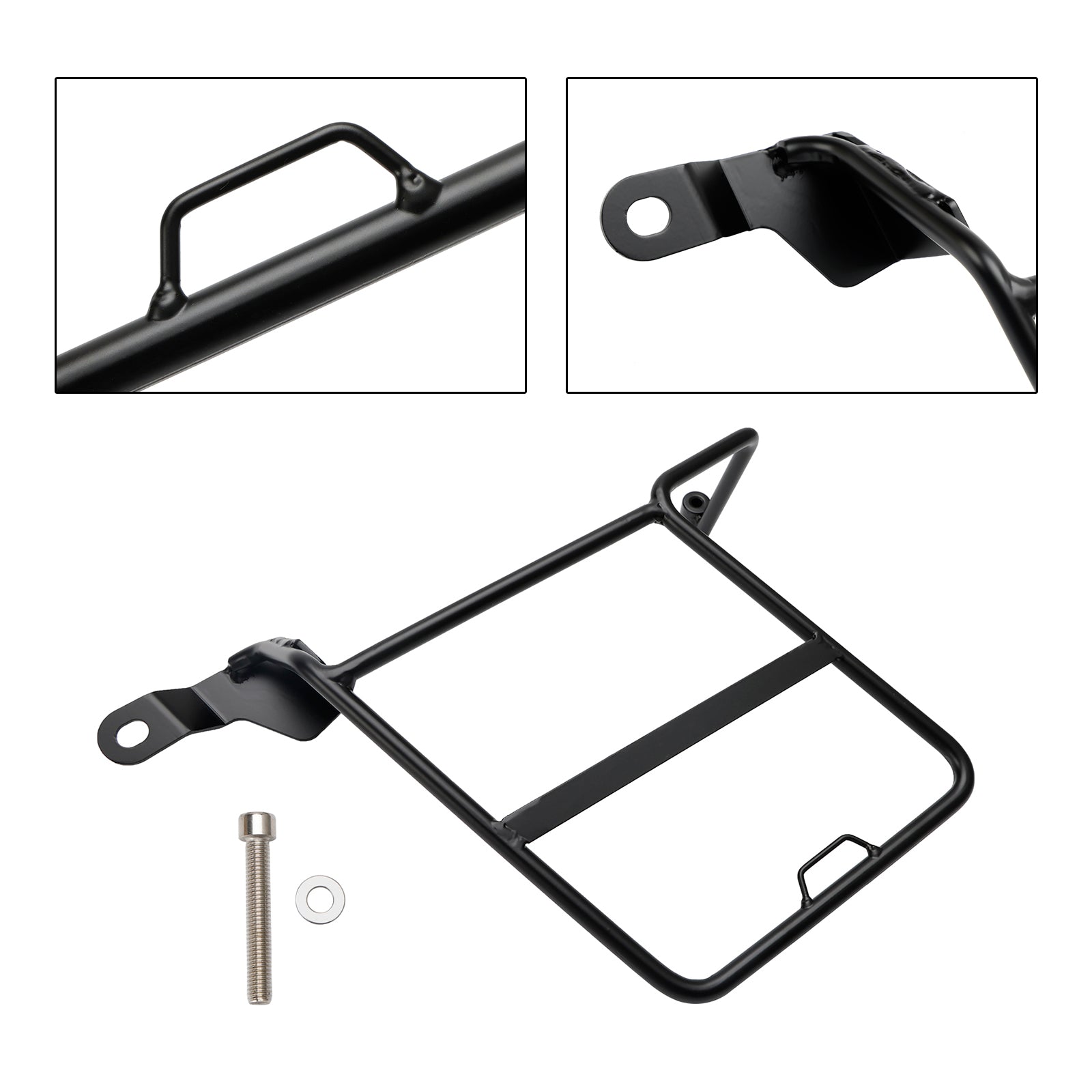 Support De Montage De Sacoche De Selle Latérale Honda Ct125 Hunter Cub Trail Noir Gauche