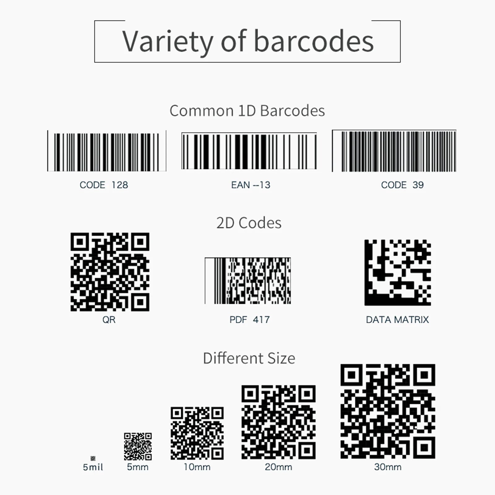 Scanner di codici a barre da tavolo Scanner di codici a barre USB omnidirezionale 1D 2D omnidirezionale