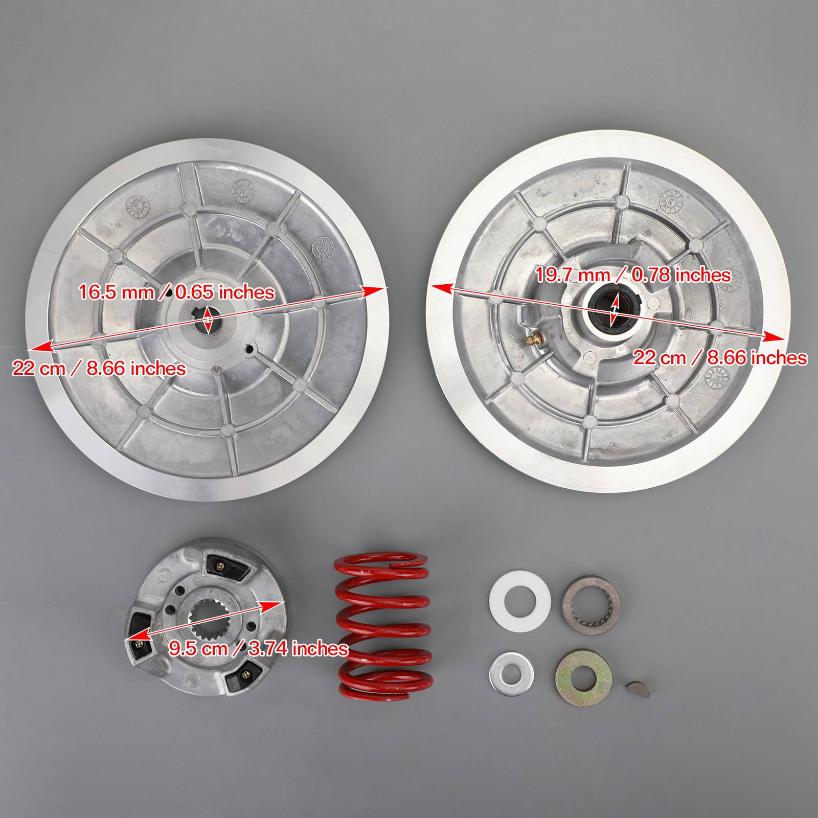 Embrayage secondaire pour chariot de golf Yamaha G2 G8 G9 G11 G14 G21 G28 1985-2007 générique