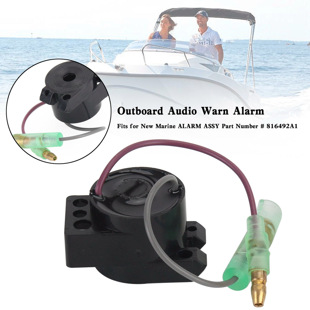 Boîte De Télécommande Alarme Avertissement Audio 816492A1 - Compatible Moteur Hors-Bord Marin