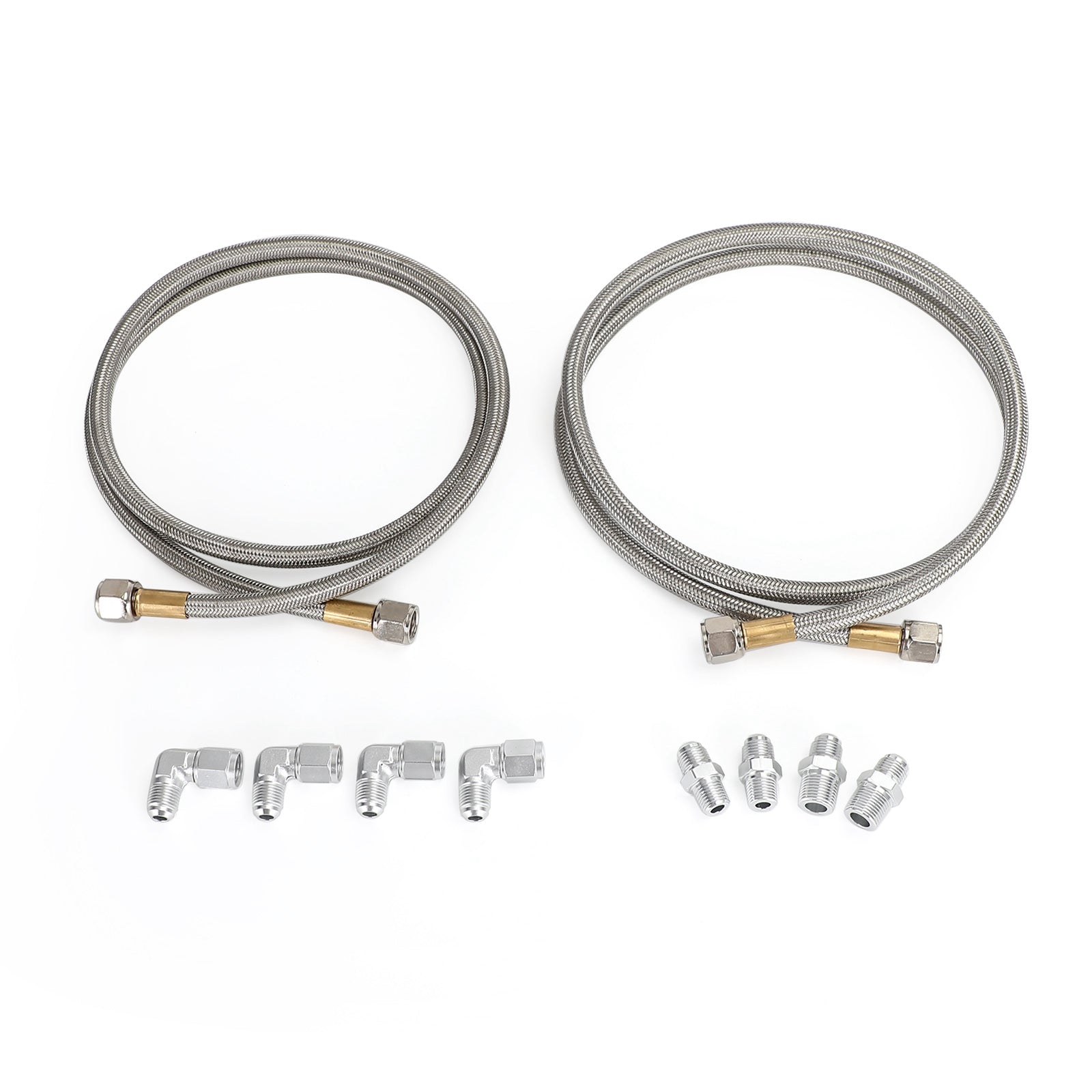 6AN Auto Transmission Cooler Lines Kit Hose Line Kit Per GM 4L60E 4L65EA Generico