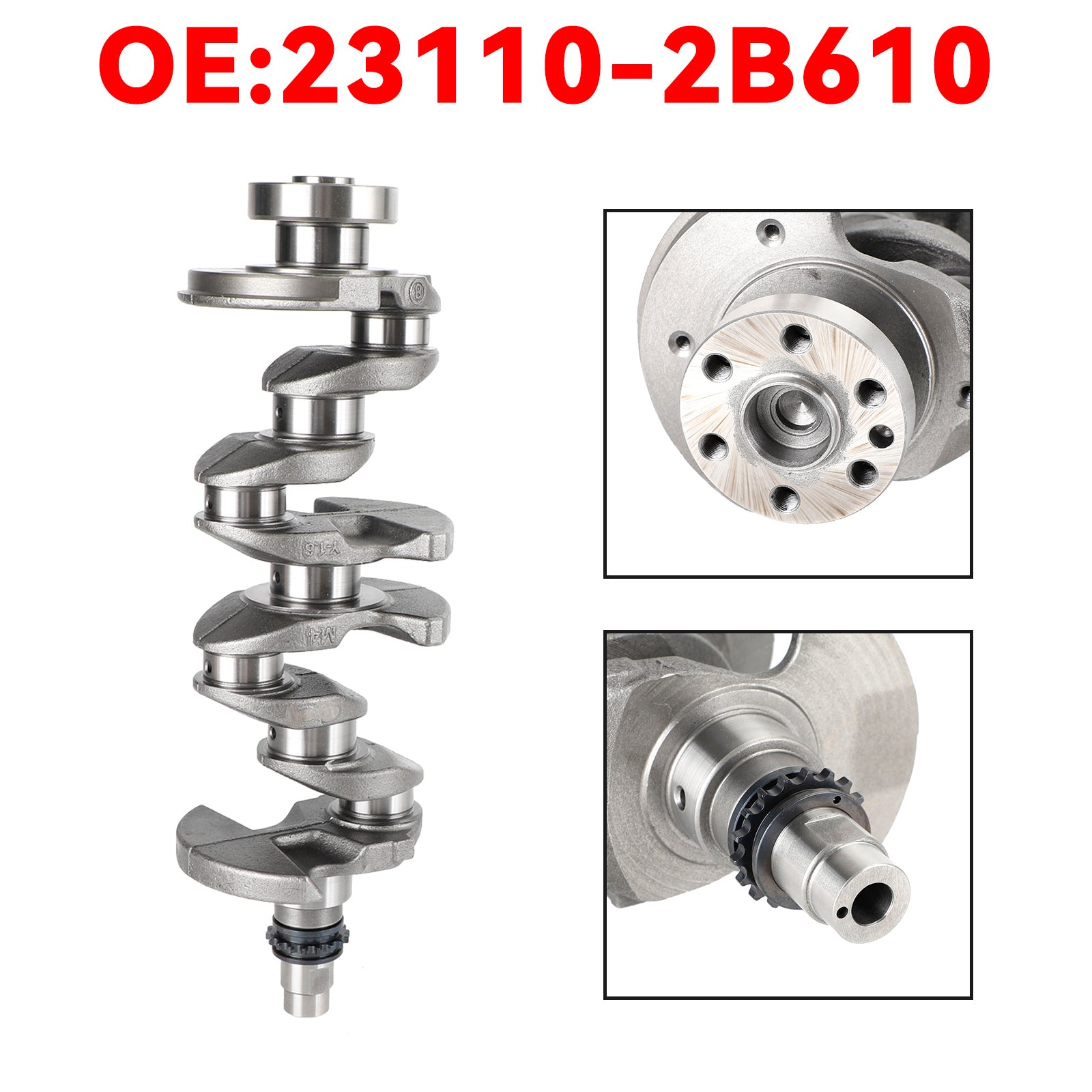 23110-2B610 vilebrequin de moteur de dent de moteur de Hyundai Kia G4FD 1.6L