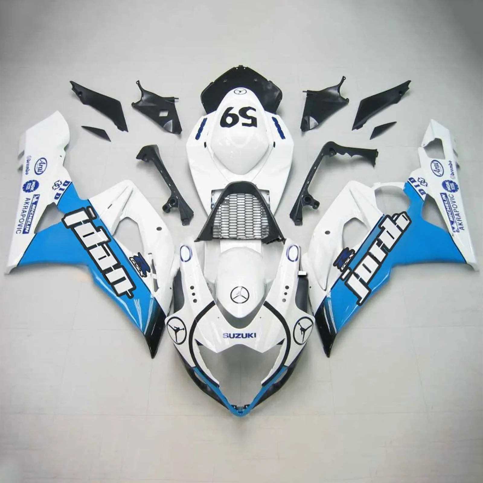 Kit de carénage Amotopart Suzuki GSXR1000 2005-2006