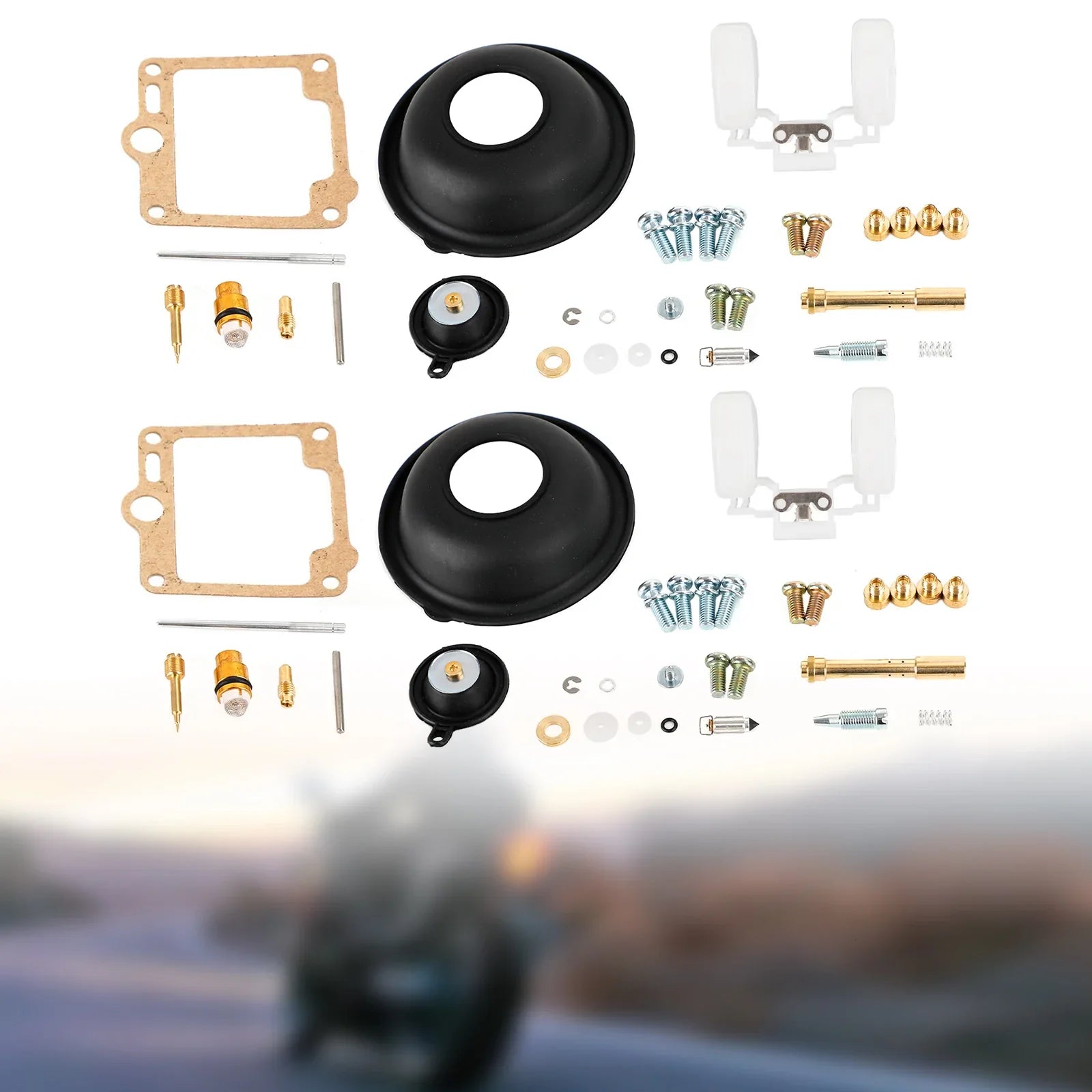 Kit de reparación de reconstrucción de carburador 2X para Yamaha Virago XV750 1988-1998 genérico