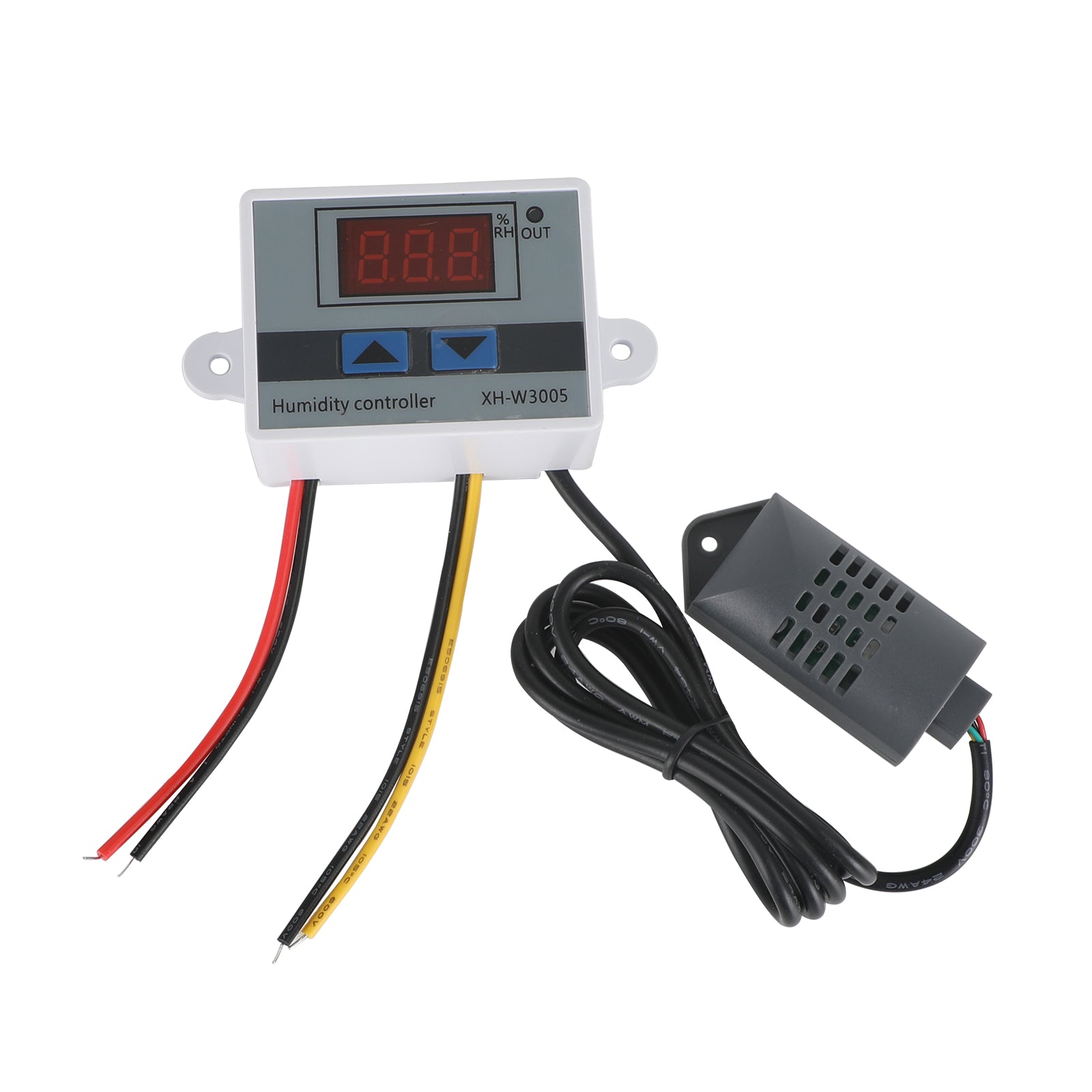 XH-W3005 12V 24V 110-220V Commutateur d'hygromètre de contrôleur d'humidité numérique