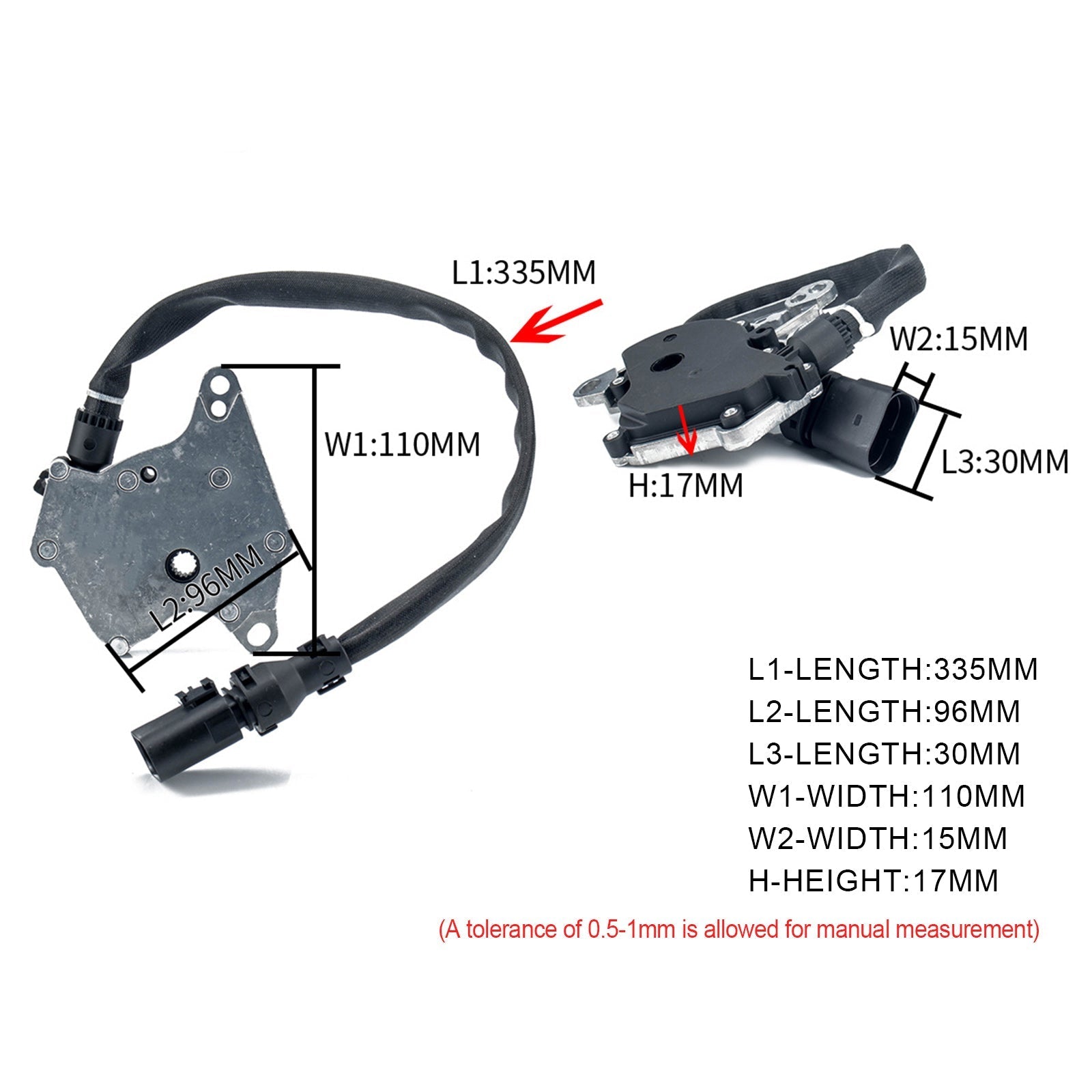 Interrupteur de sécurité neutre de transmission pour Audi A4 A6/8 01V919821B générique