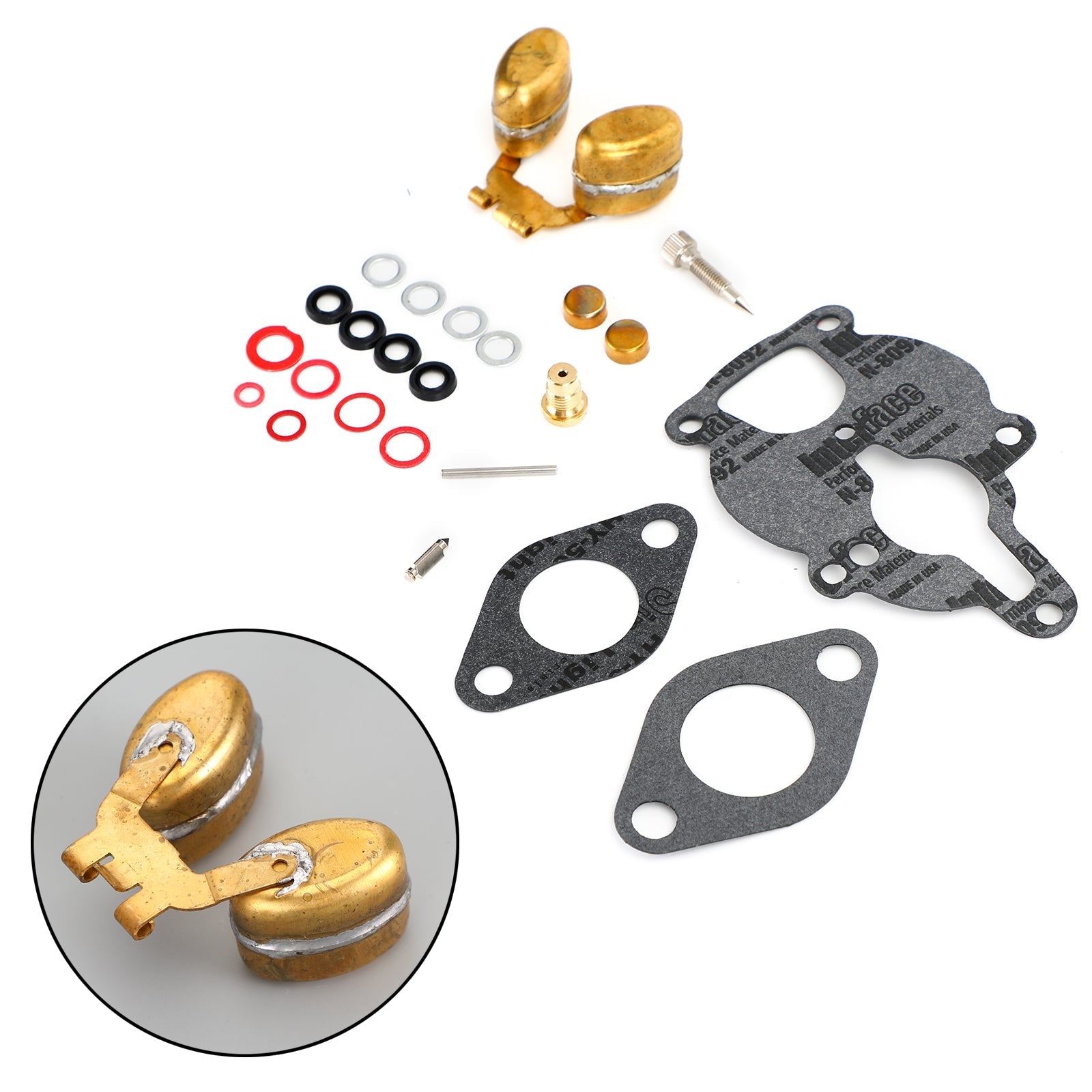 Kit de carburador 1498 13805 Float G36 para motor Clark Bobcat 632 722 732 Ford