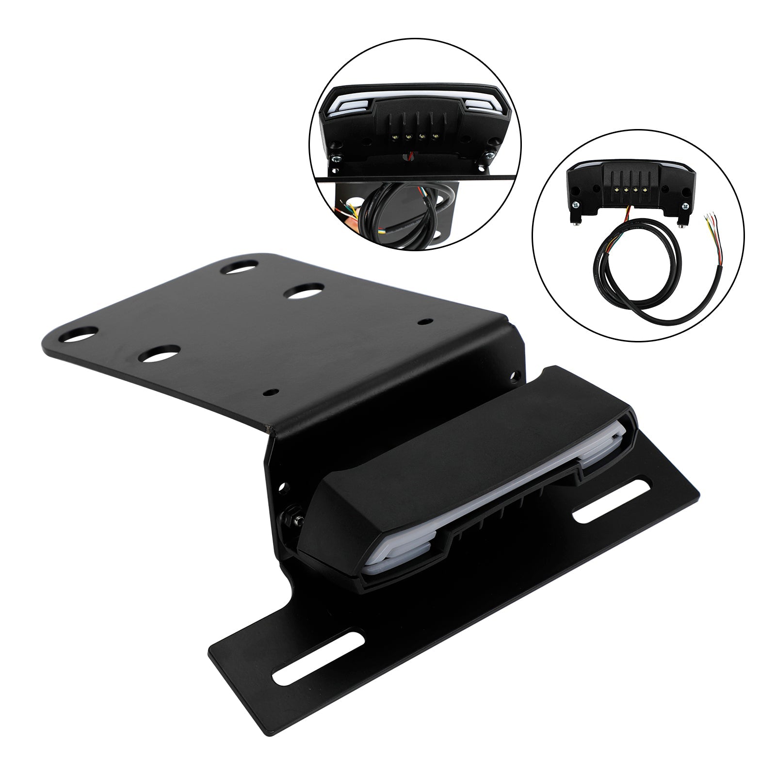 Support de plaque d'immatriculation KAWASAKI D-TRACKER-X KLX250 S/SF 2008-2022