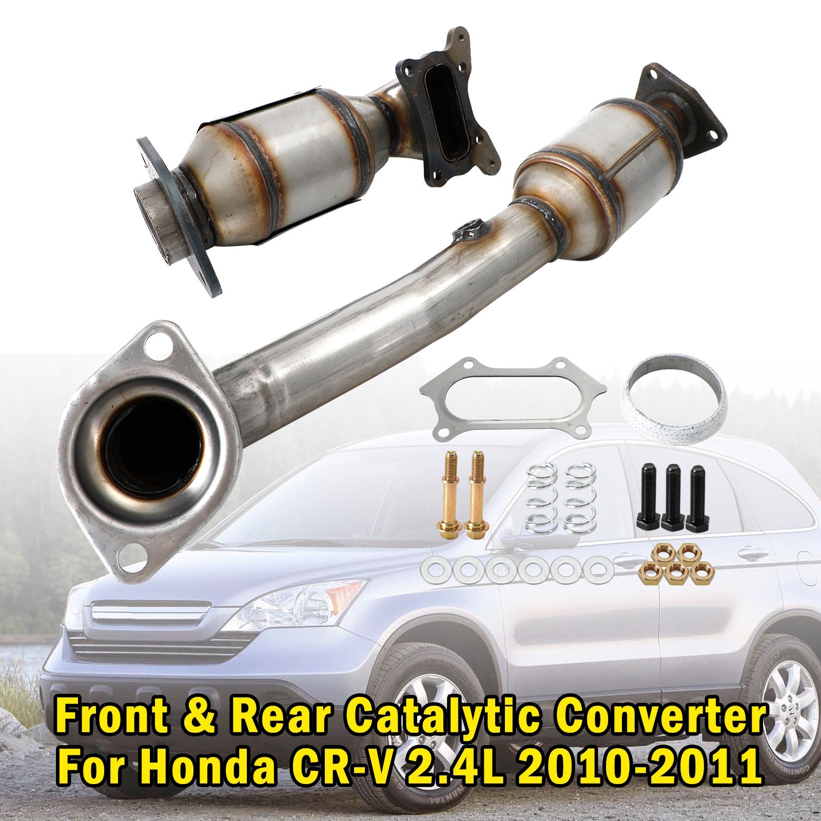 Convertidor catalítico delantero y trasero Honda CR-V 2.4L 2010-2011