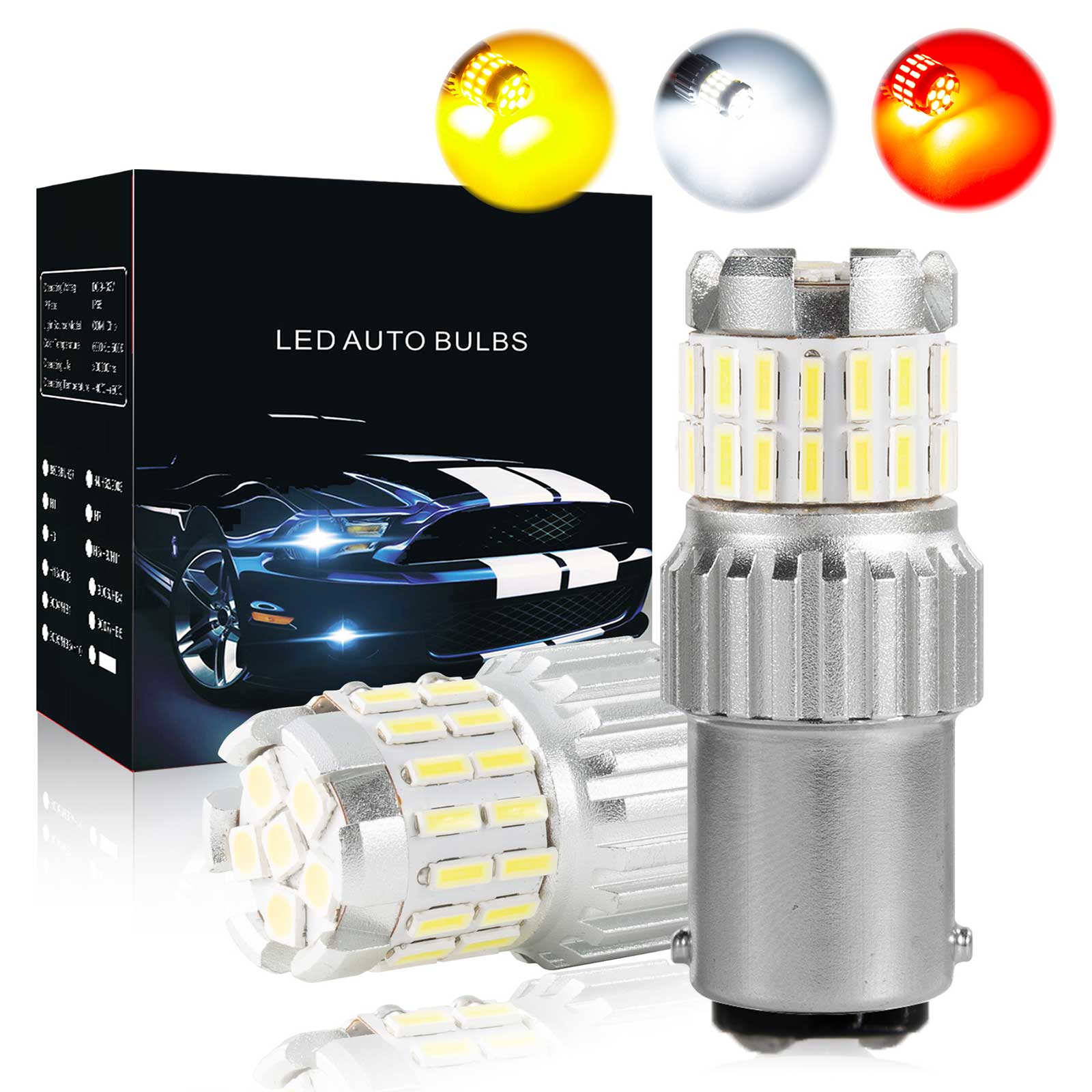 2x 1200LM Canbus LED Ampoule LED Feux Diurnes Lampe Blanc Générique