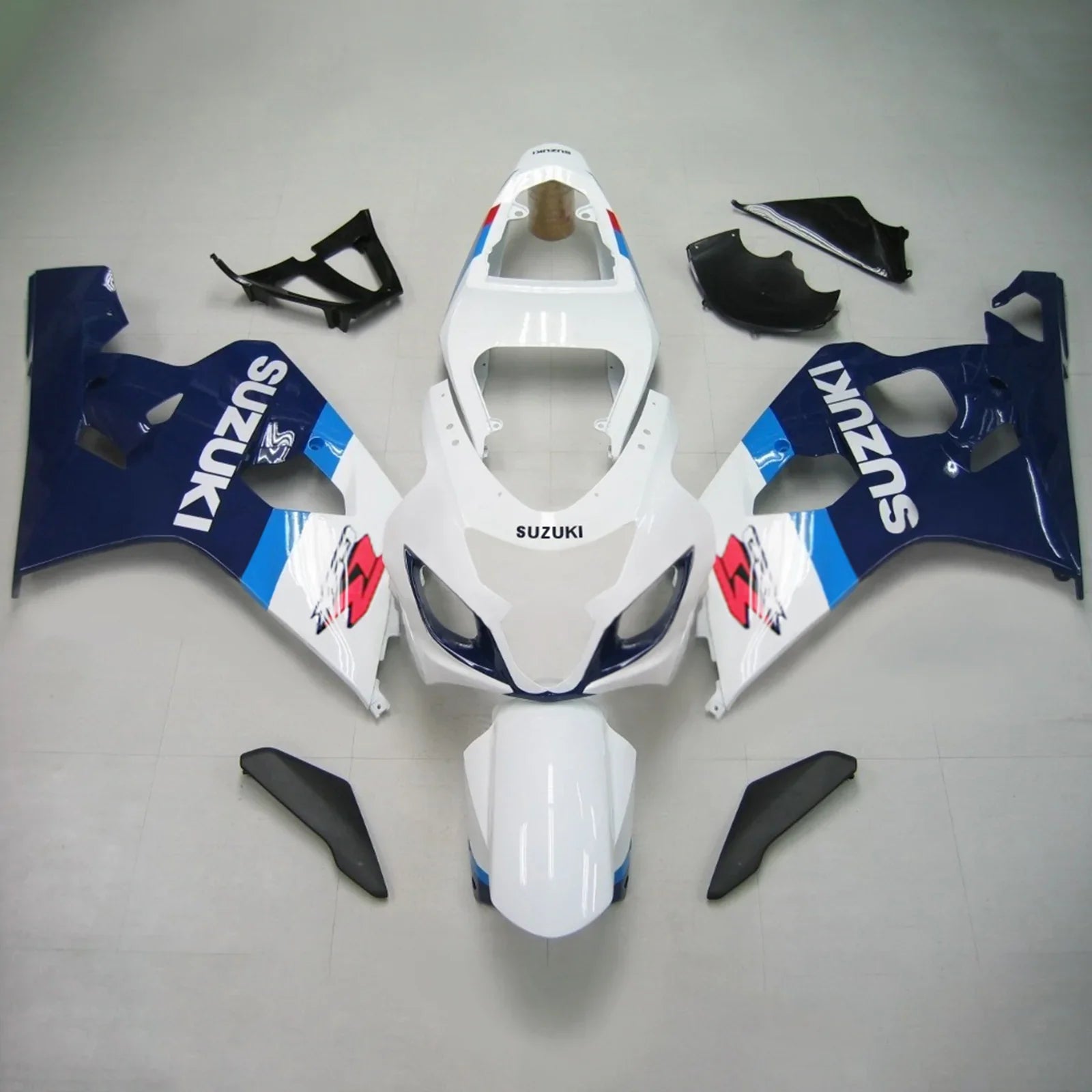 Amotopart Suzuki GSXR 600/750 2004-2005 Kit Carenatura Plastica ABS per Carrozzeria