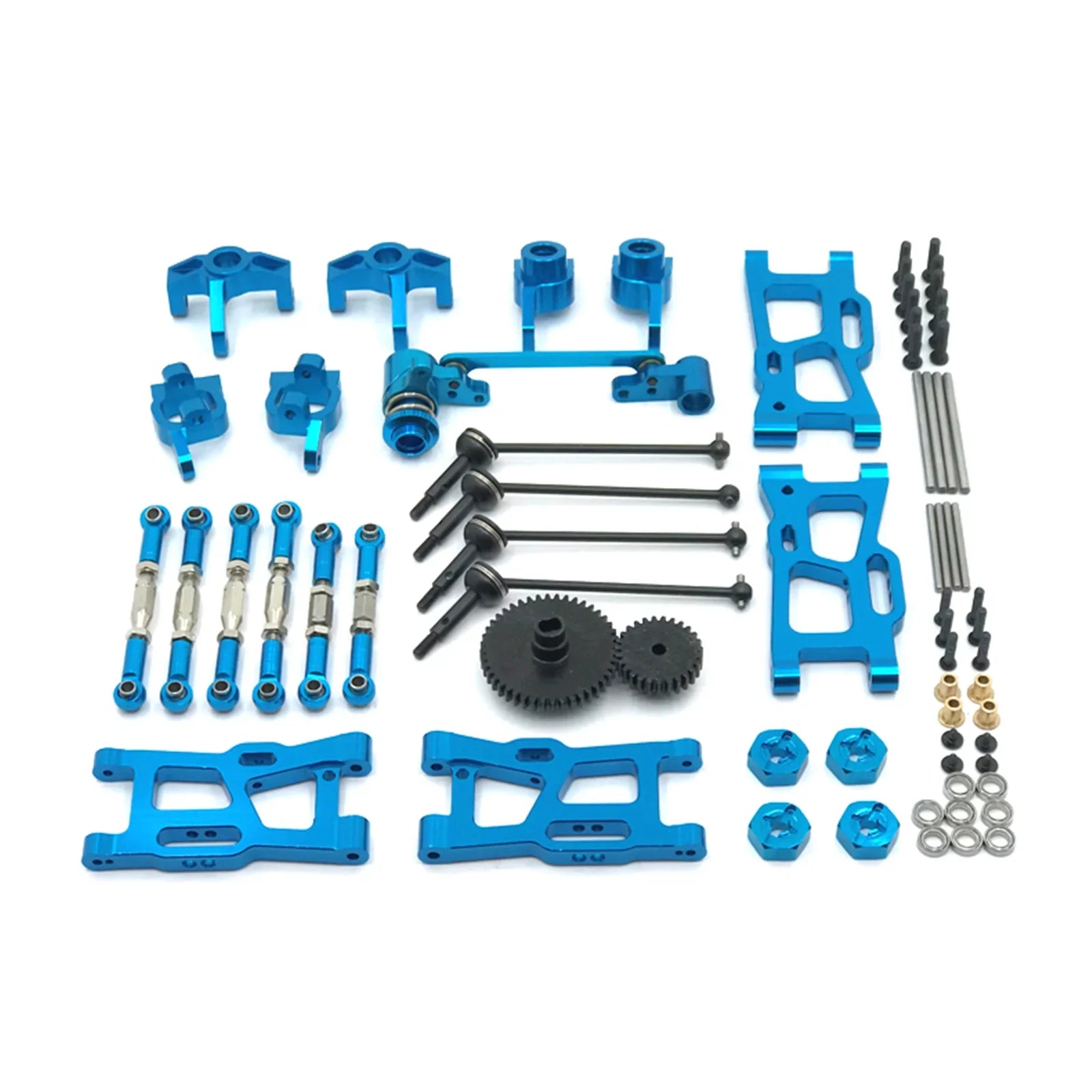 Kit di aggiornamento in metallo 1/12 1/14 RC per Wltoys 144001 144002 124016 124017 124018