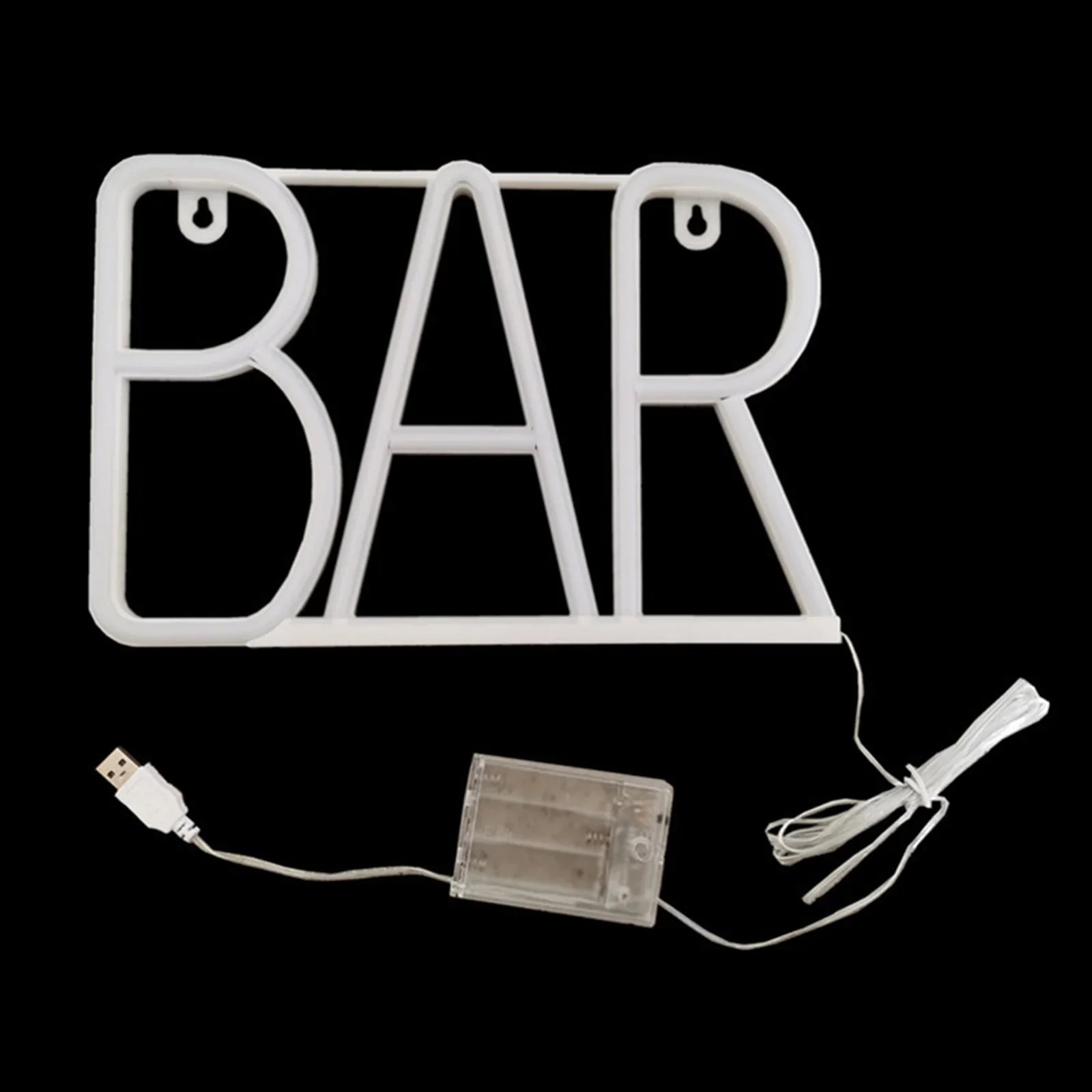 BAR LED Letrero de neón Luces de noche Lámpara de luz nocturna Niños Habitación para niños Alimentado por USB